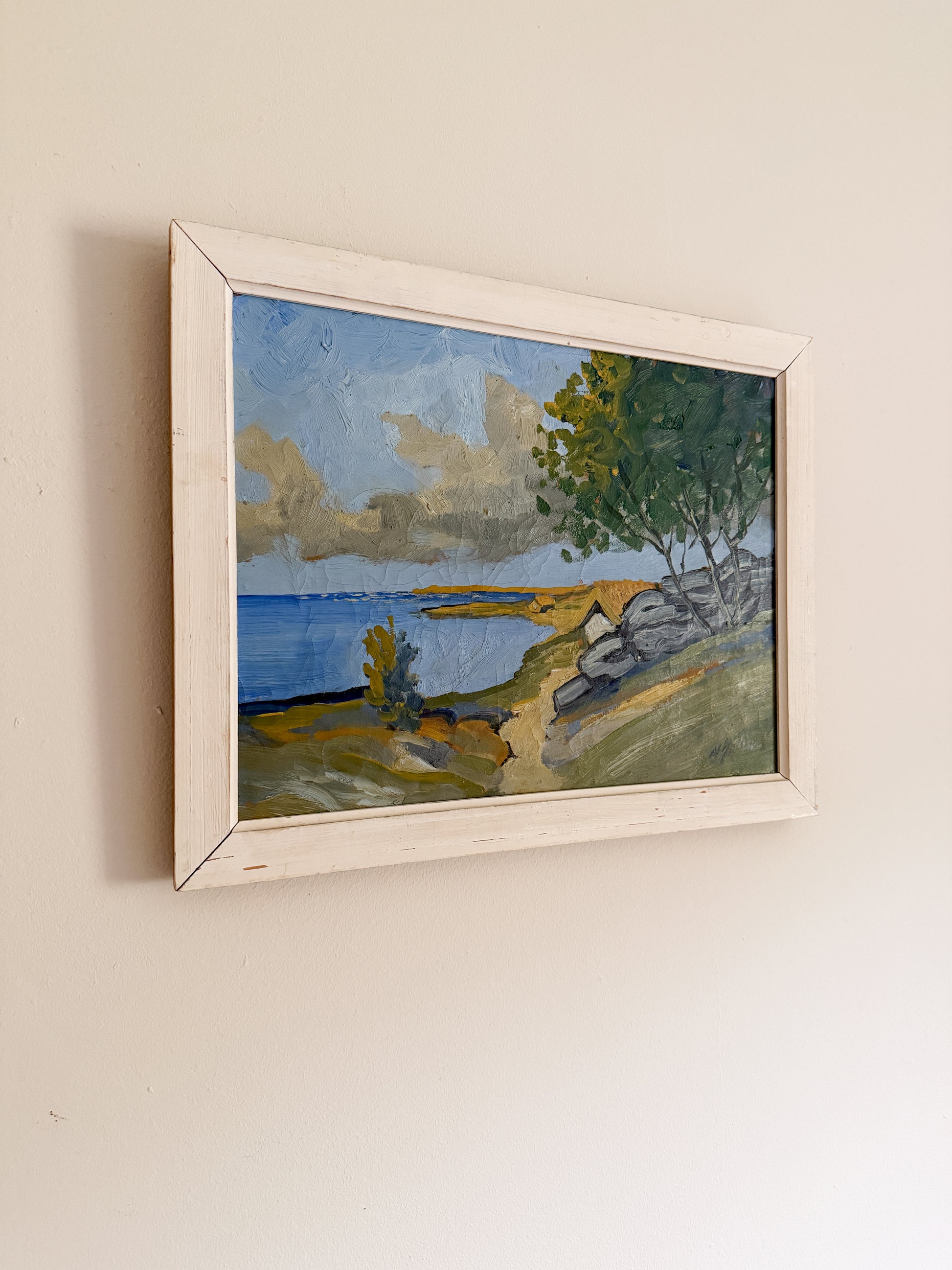NILS GOLBE - Beach Oil on canvas
