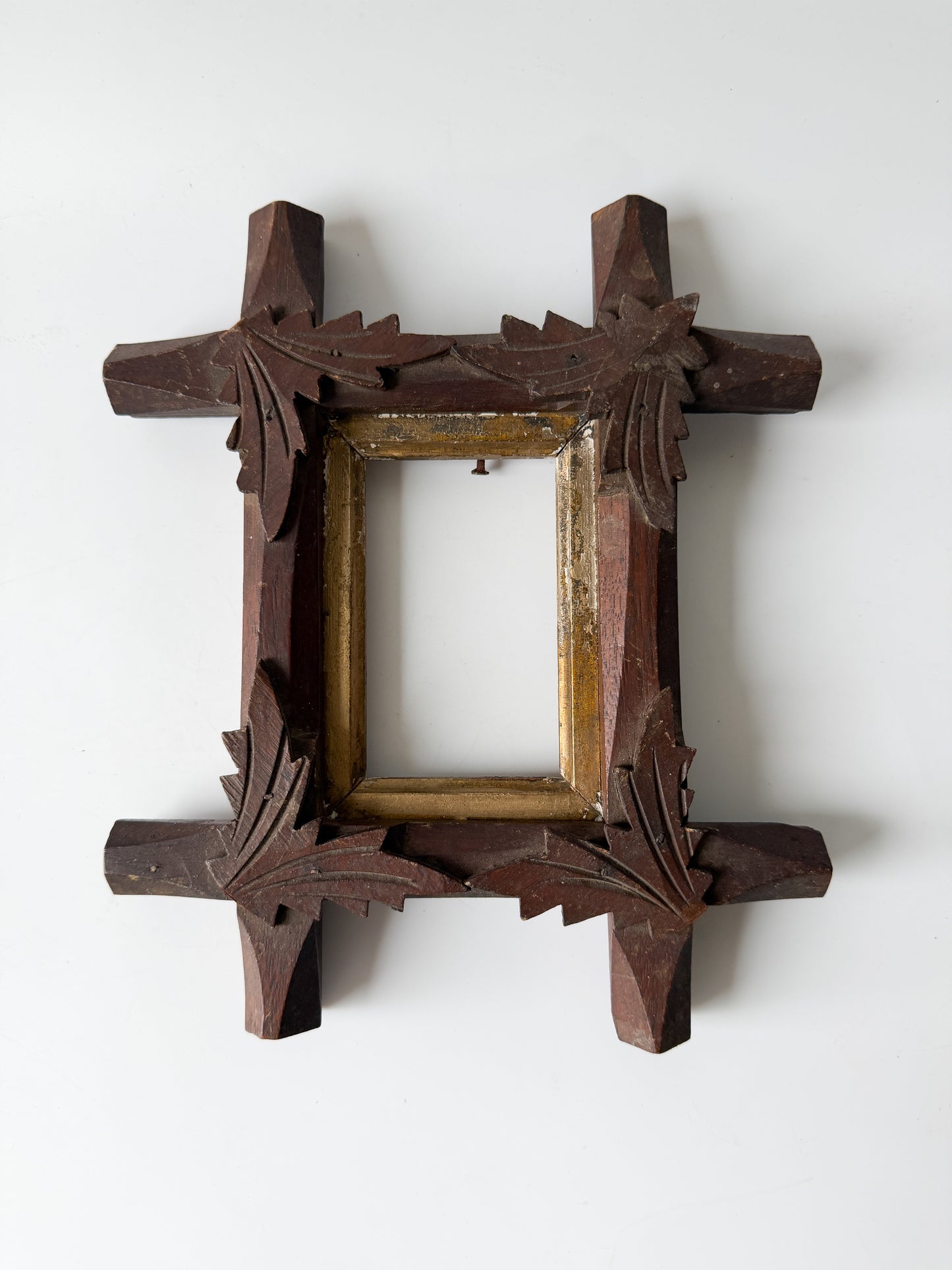 Small Vintage Wood Adirondack Frame