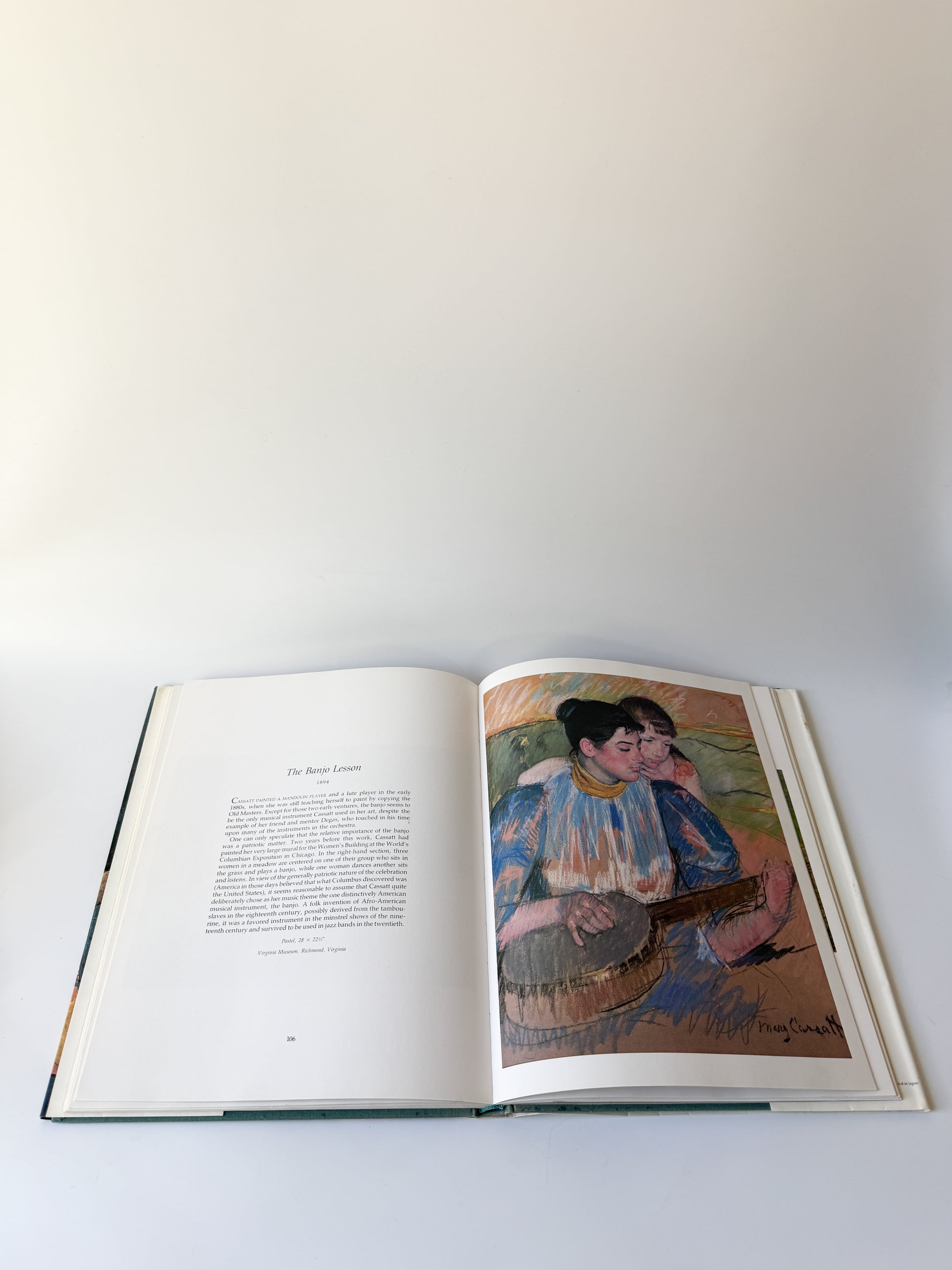 Mary Cassatt Paintings and Prints - Vintage Book