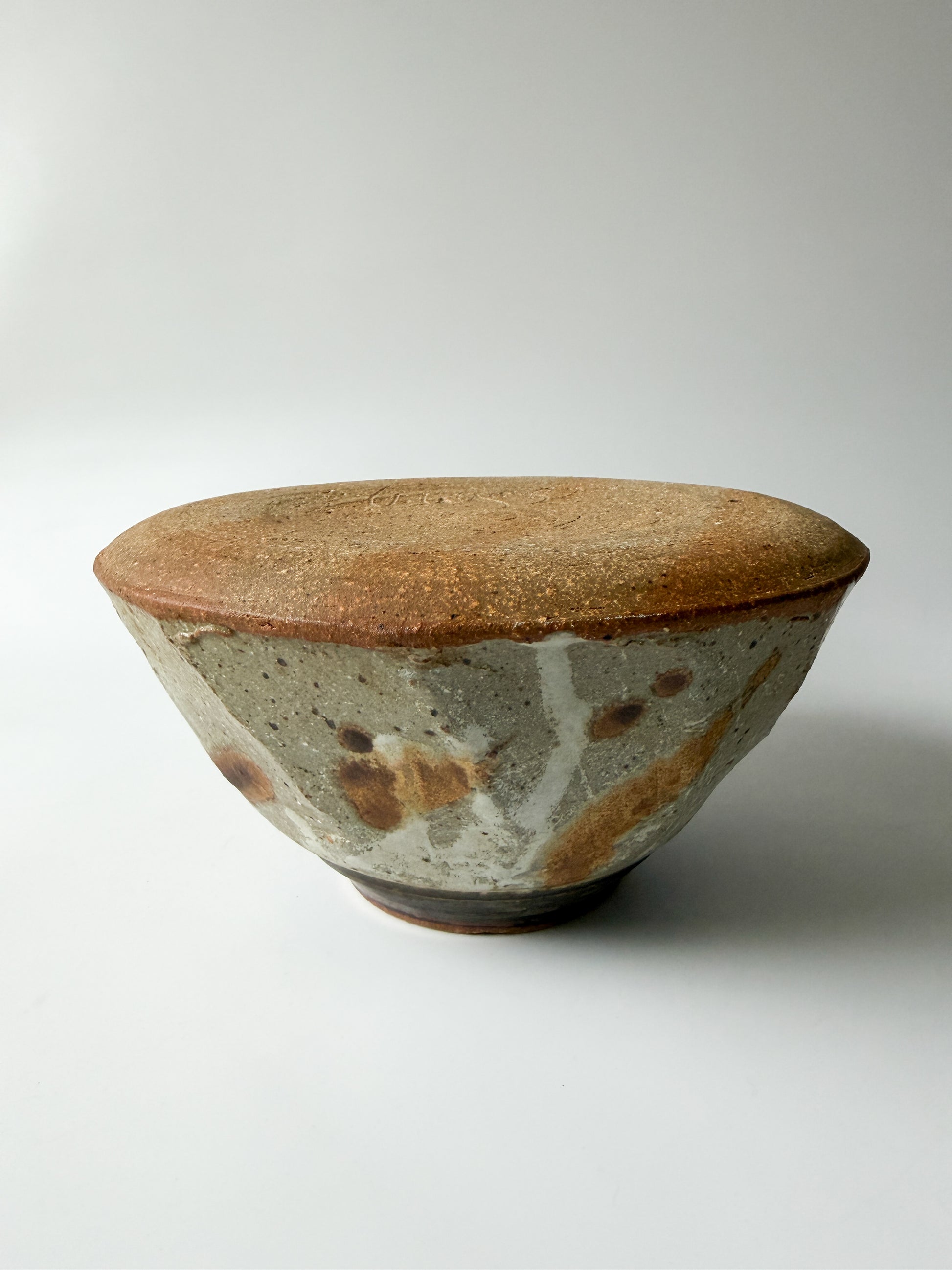 Brown and Tan Artist Pottery Vase (Small)