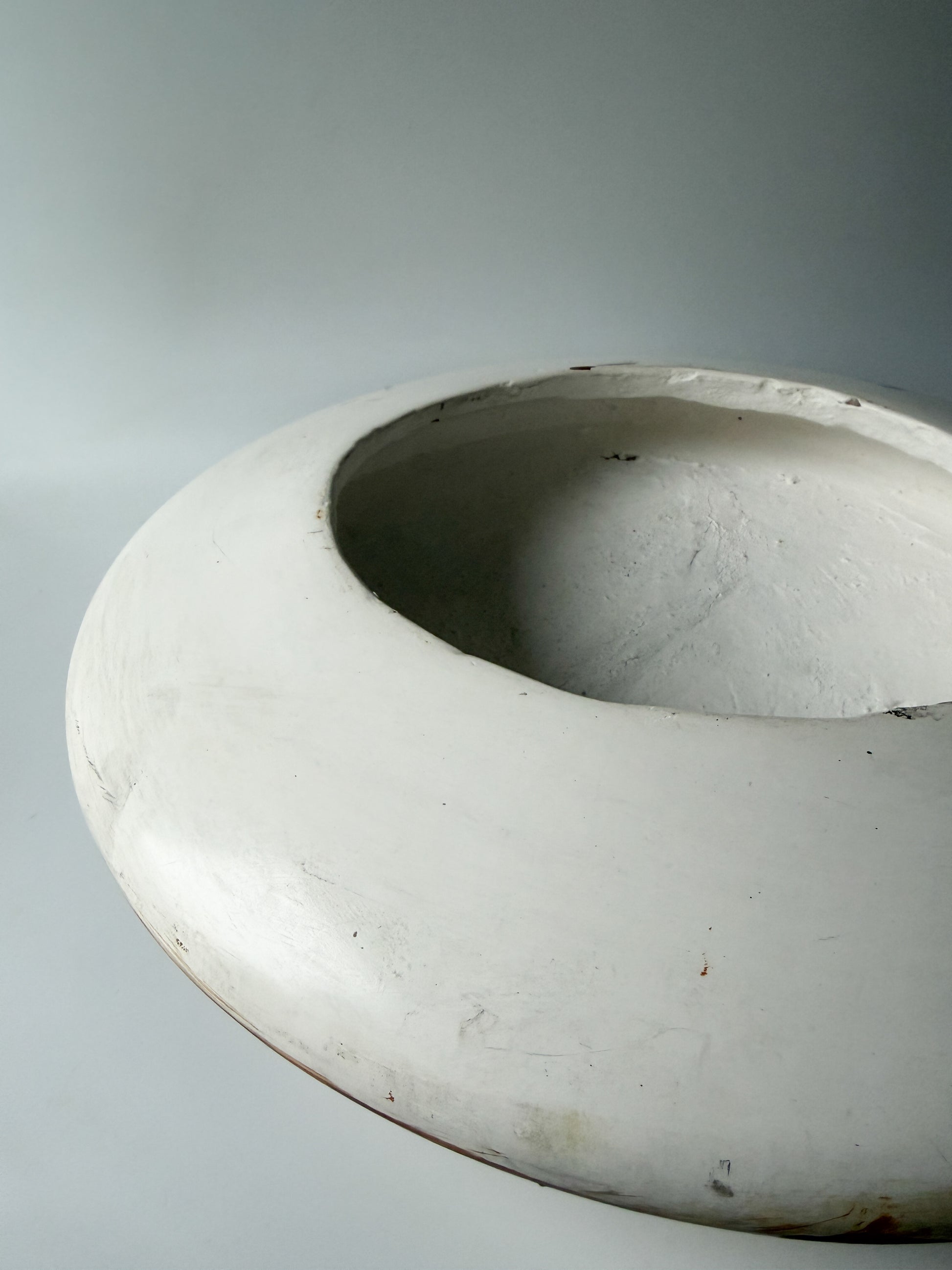 16" Hand-painted Ceramic Face Sculpture in Style of Artist Yuri Zatarain