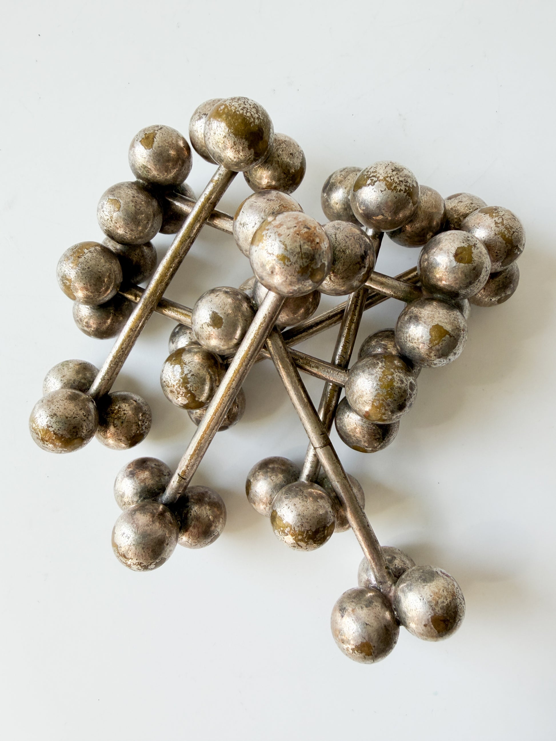 Set of Vintage Silver Plate Knife Rests from France