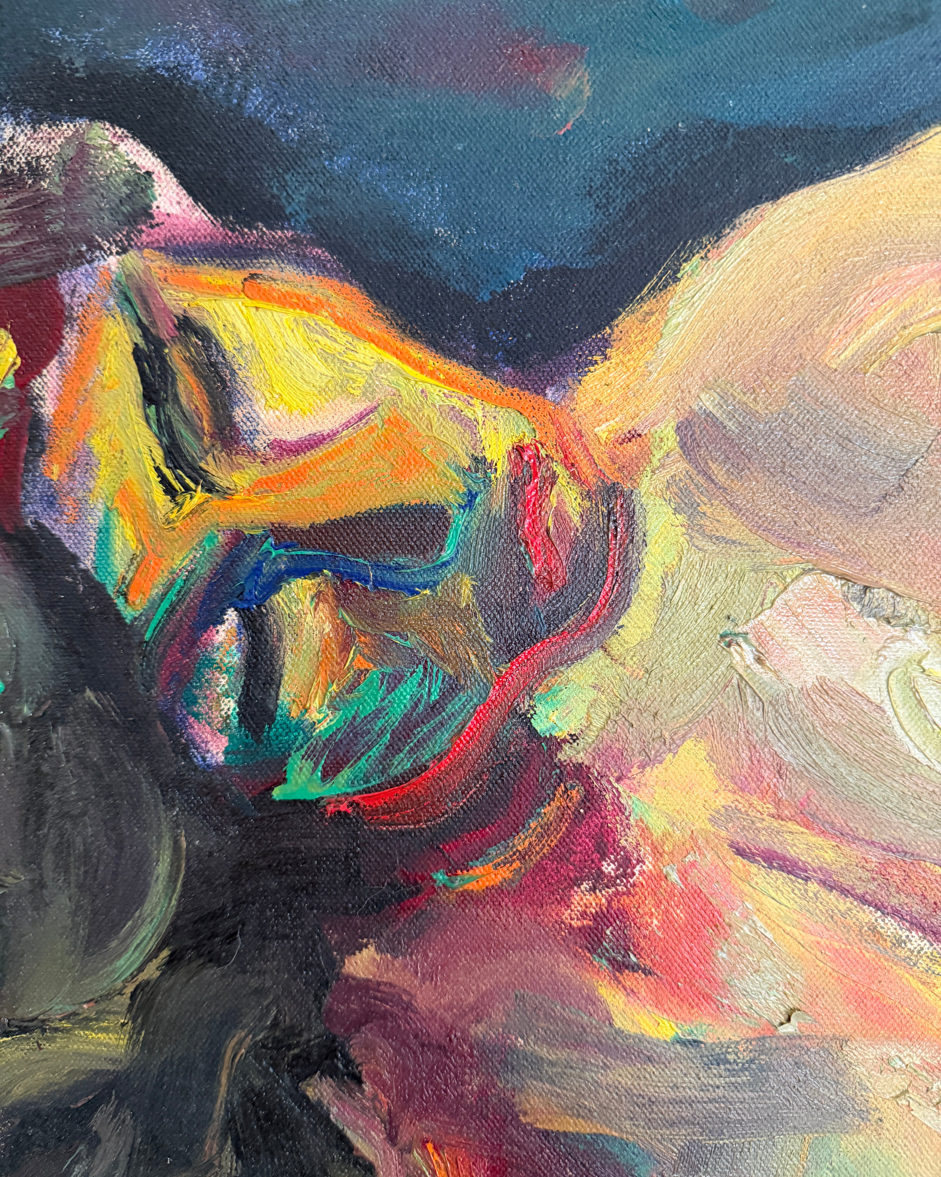 Oil Painting Nude - Jorge Franco