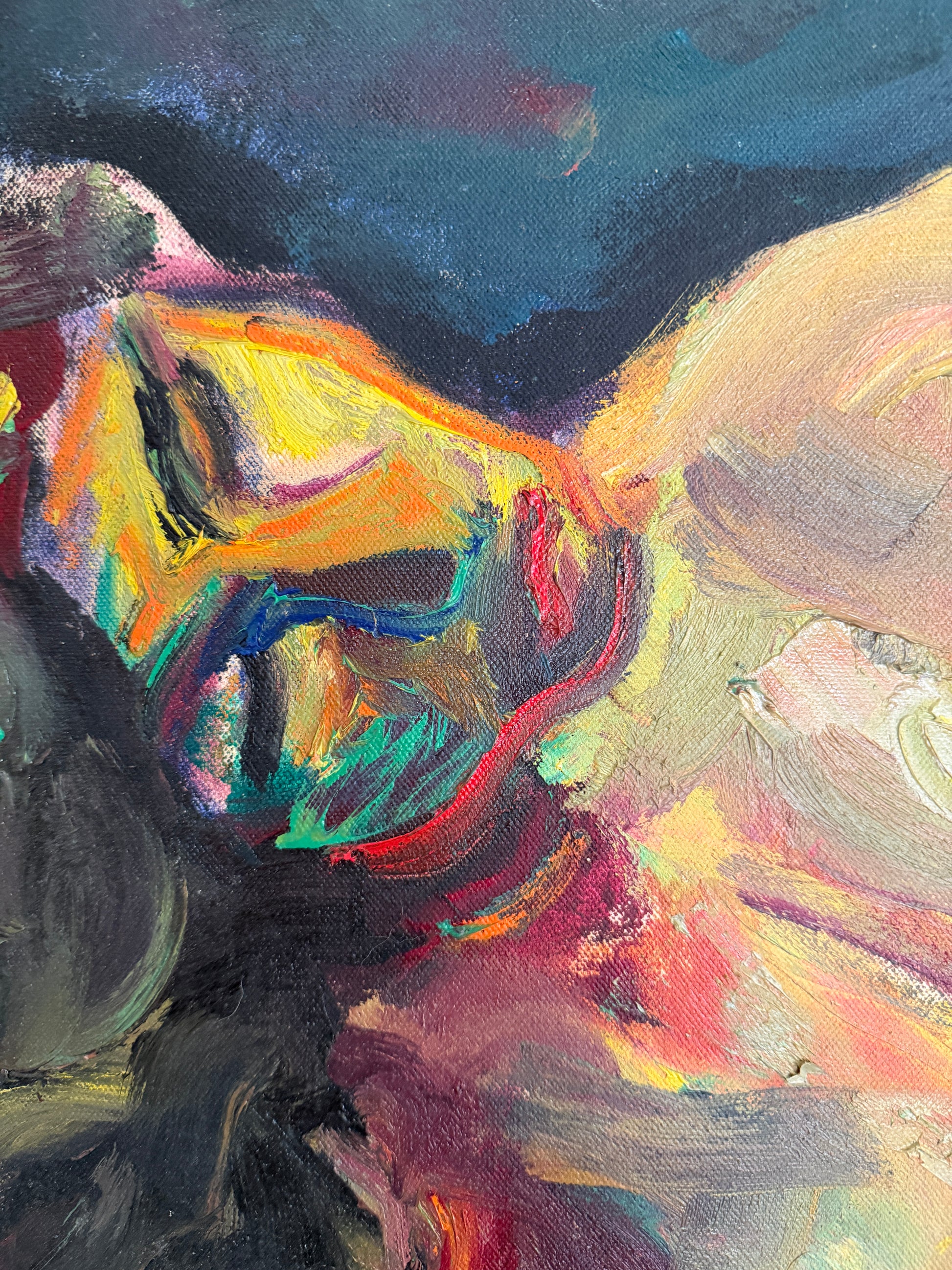 Oil Painting Nude - Jorge Franco