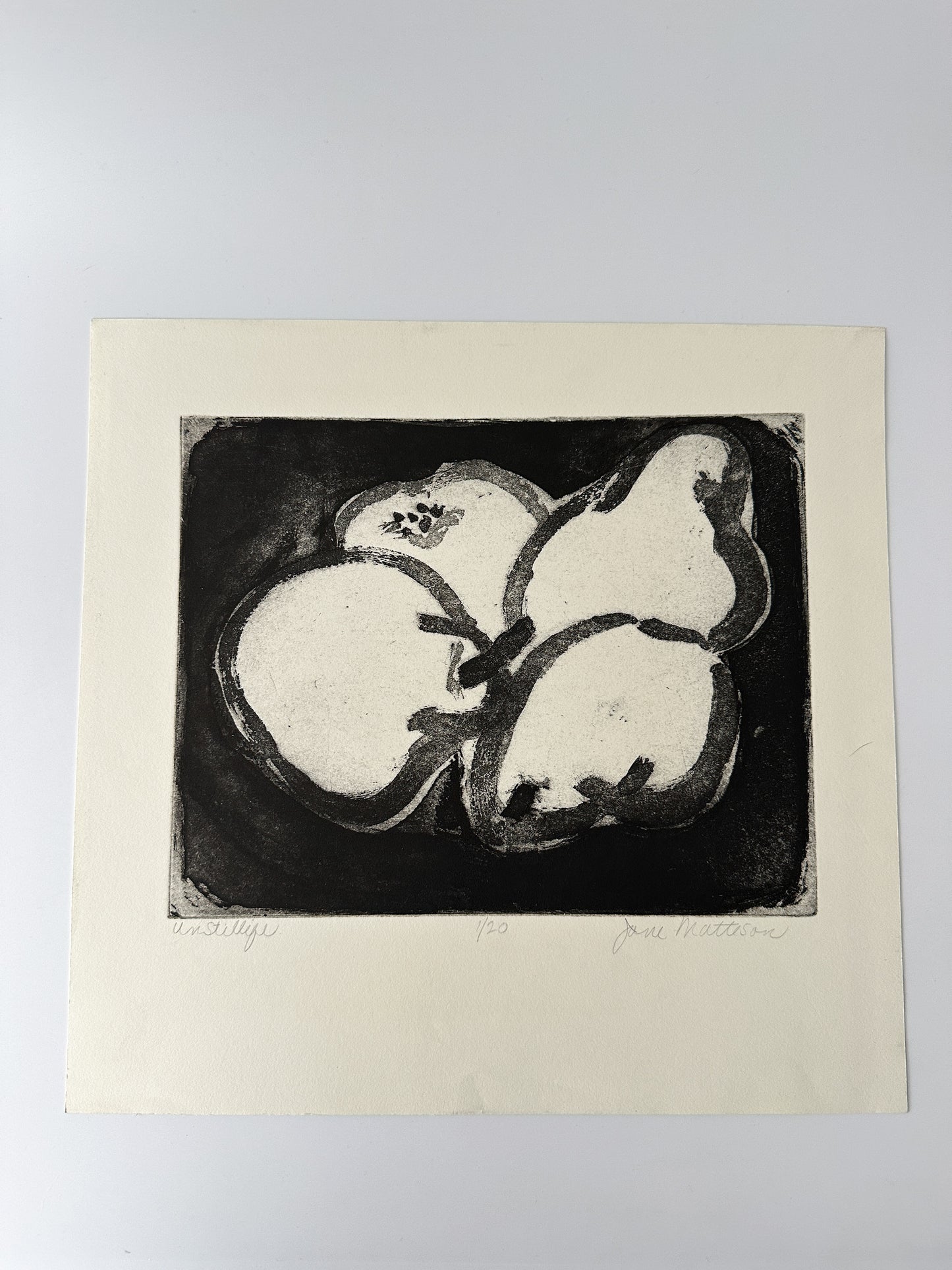 "UNSTILLIFE" Lithograph by the Late Artist Jane Matteson