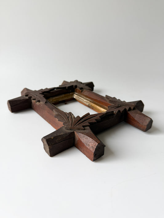 Small Vintage Wood Adirondack Frame