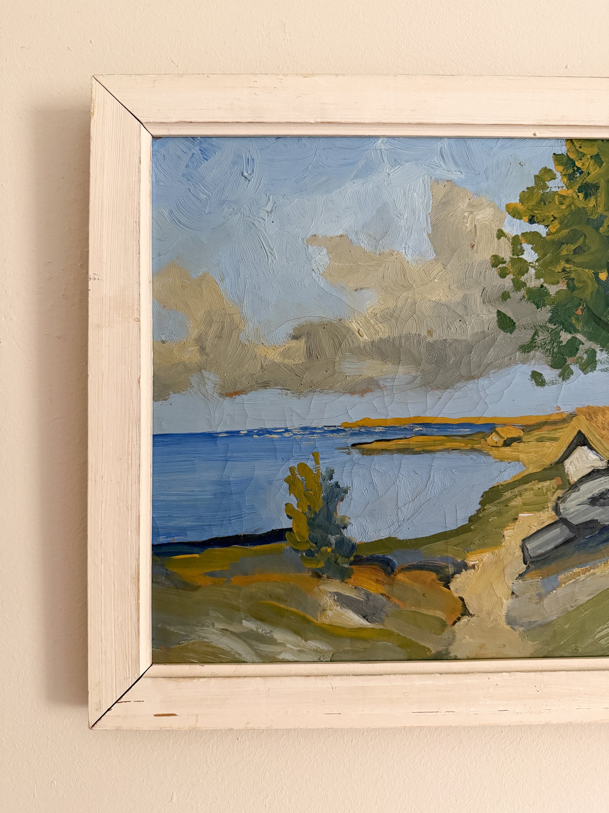 NILS GOLBE - Beach Oil on canvas