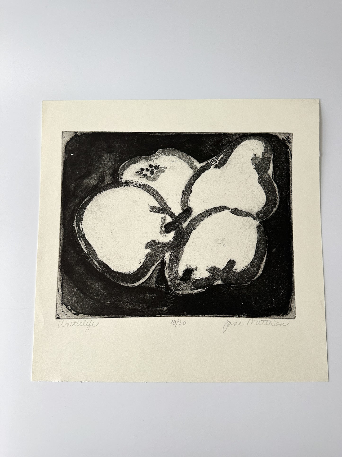 "UNSTILLIFE" Lithograph by the Late Artist Jane Matteson