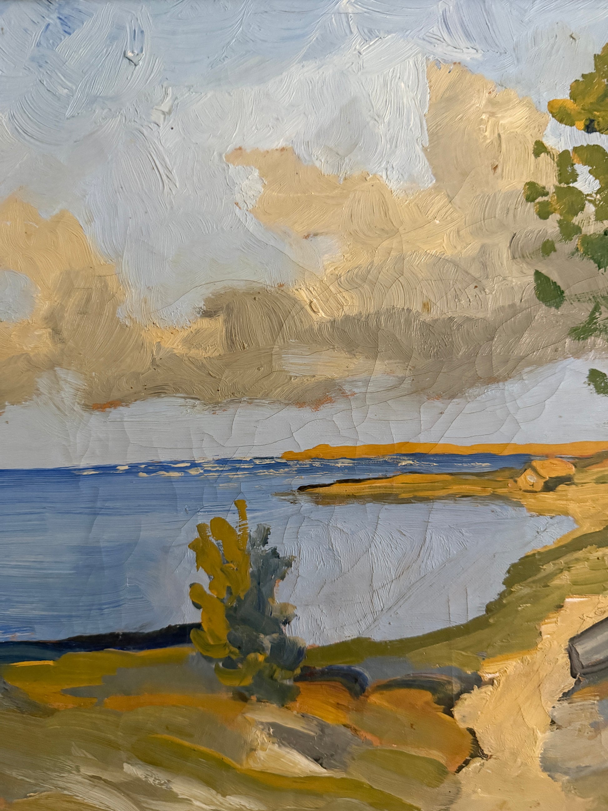 NILS GOLBE - Beach Oil on canvas