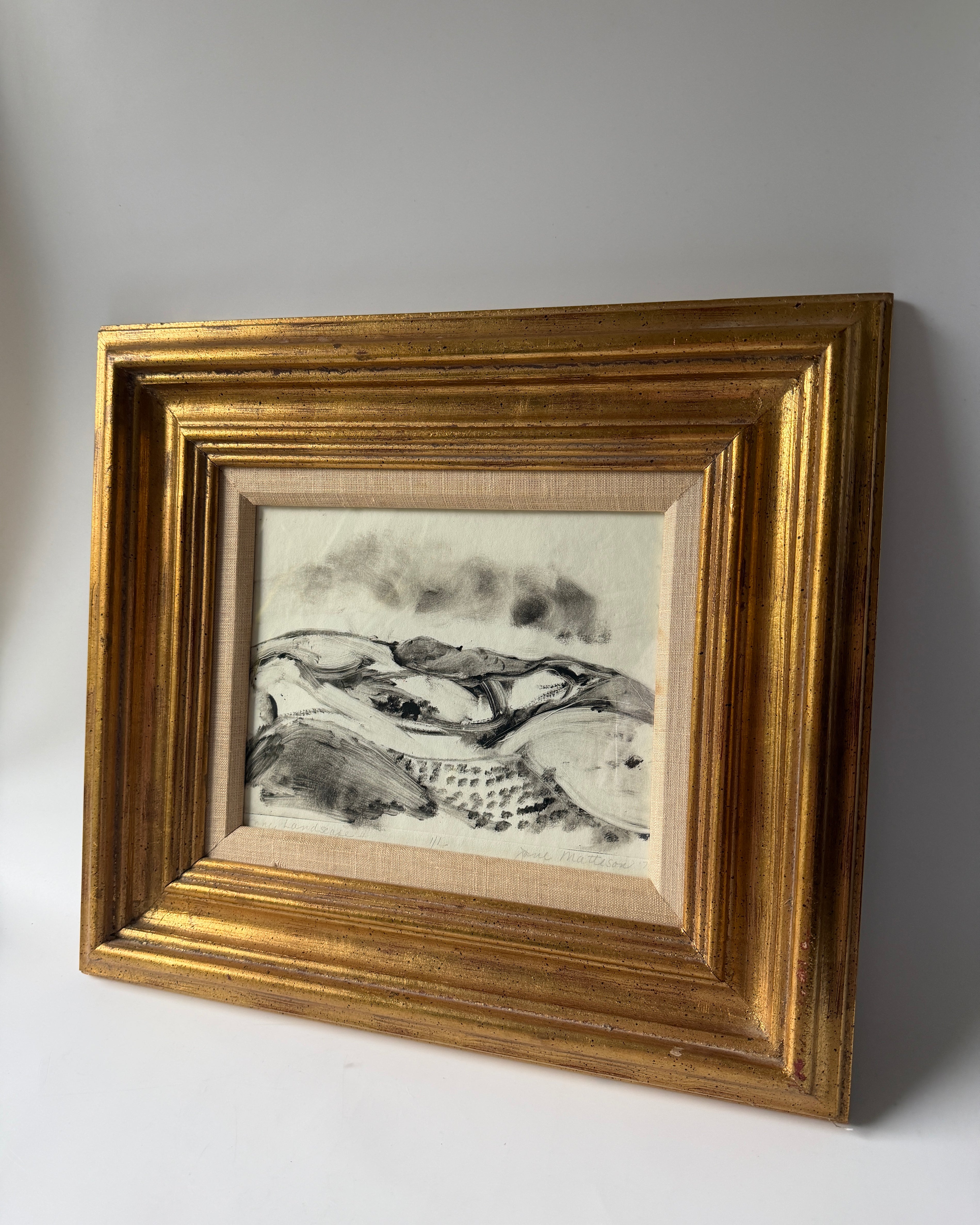 Jane Matteson - Framed Aquatint - Artist Proof 1/1 Signed