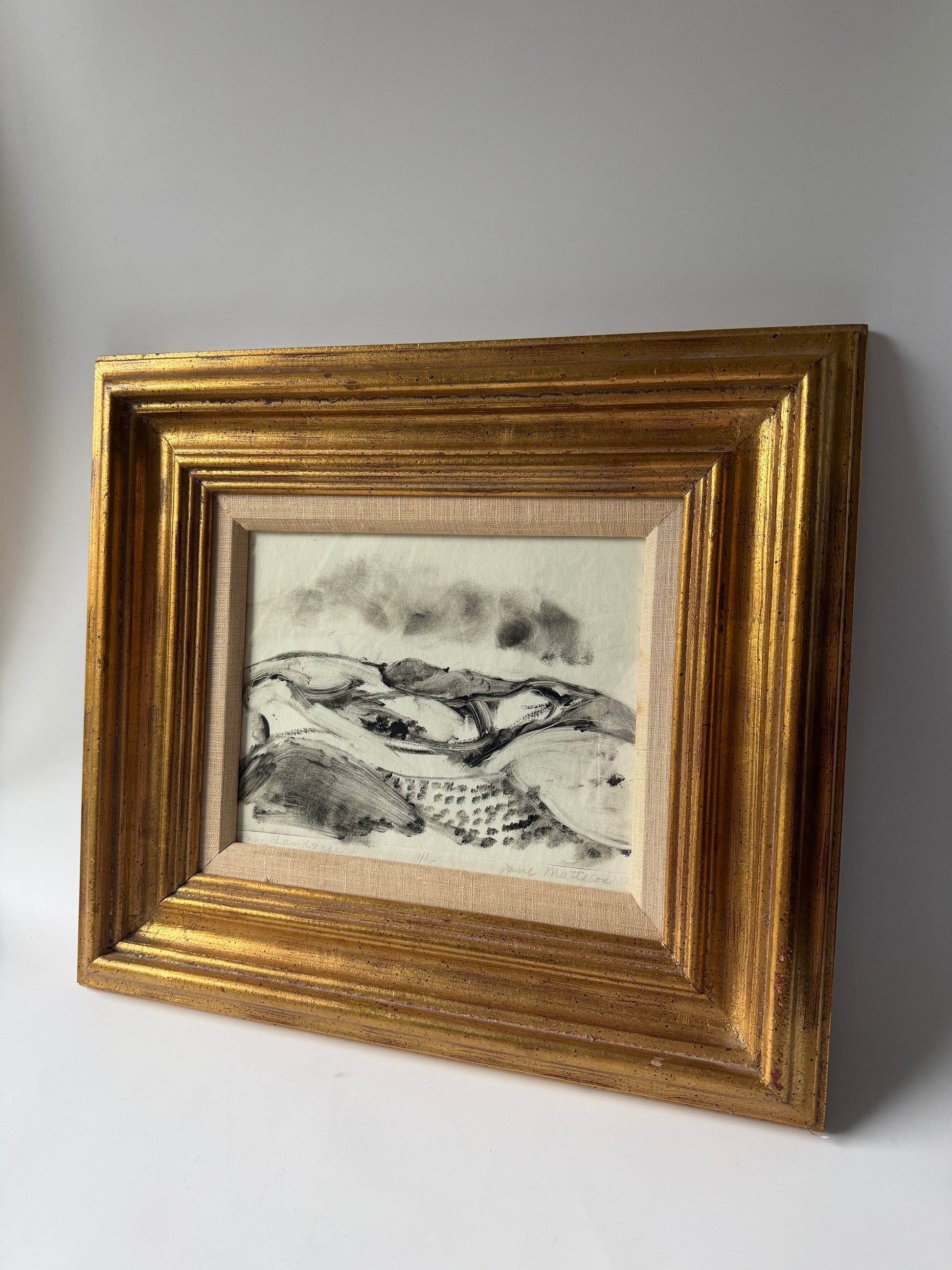 Jane Matteson - Framed Aquatint - Artist Proof 1/1 Signed