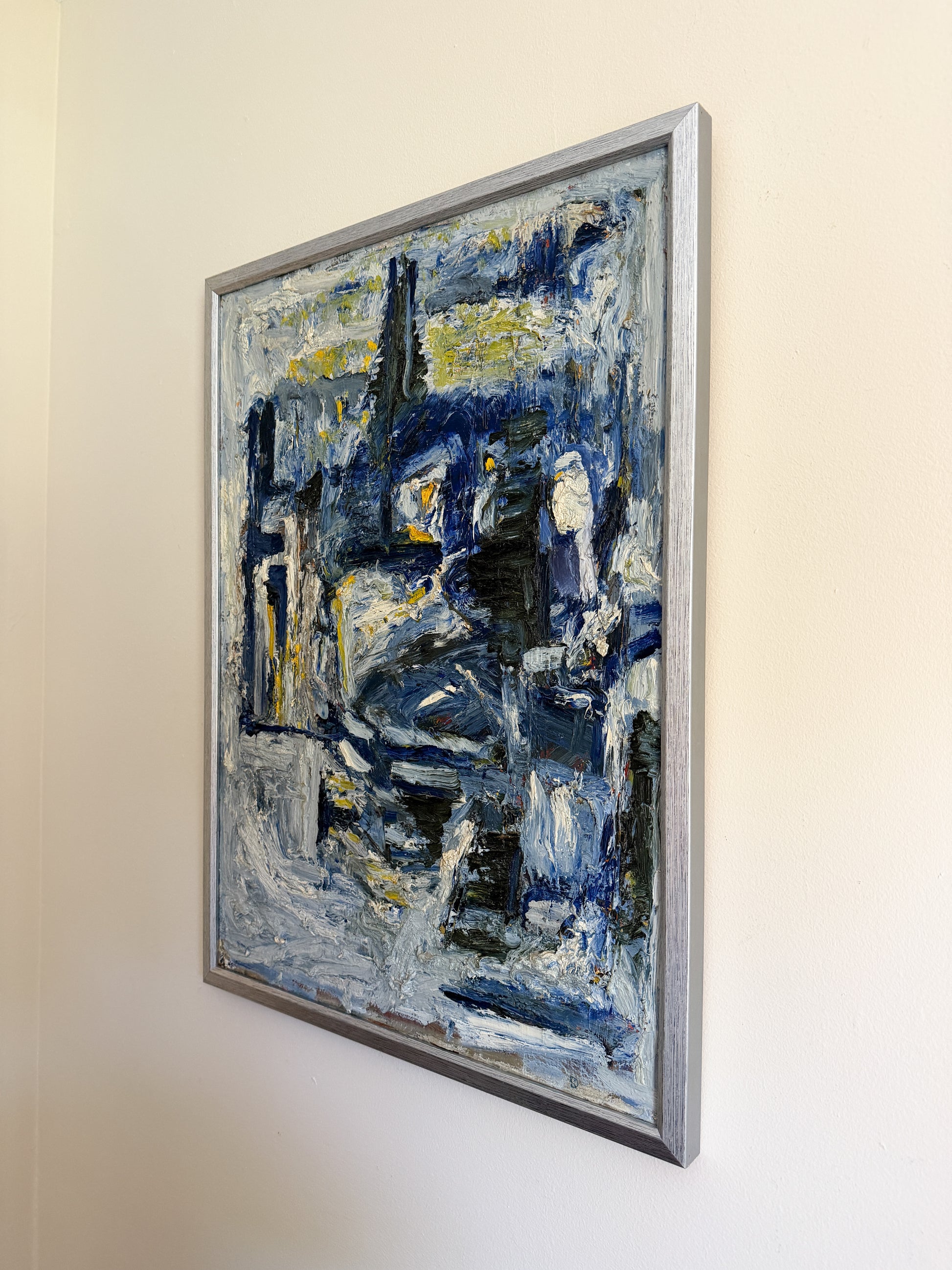 OIDENTIFIERAD KONSTNÄR - Abstract Impasto Oil Painting