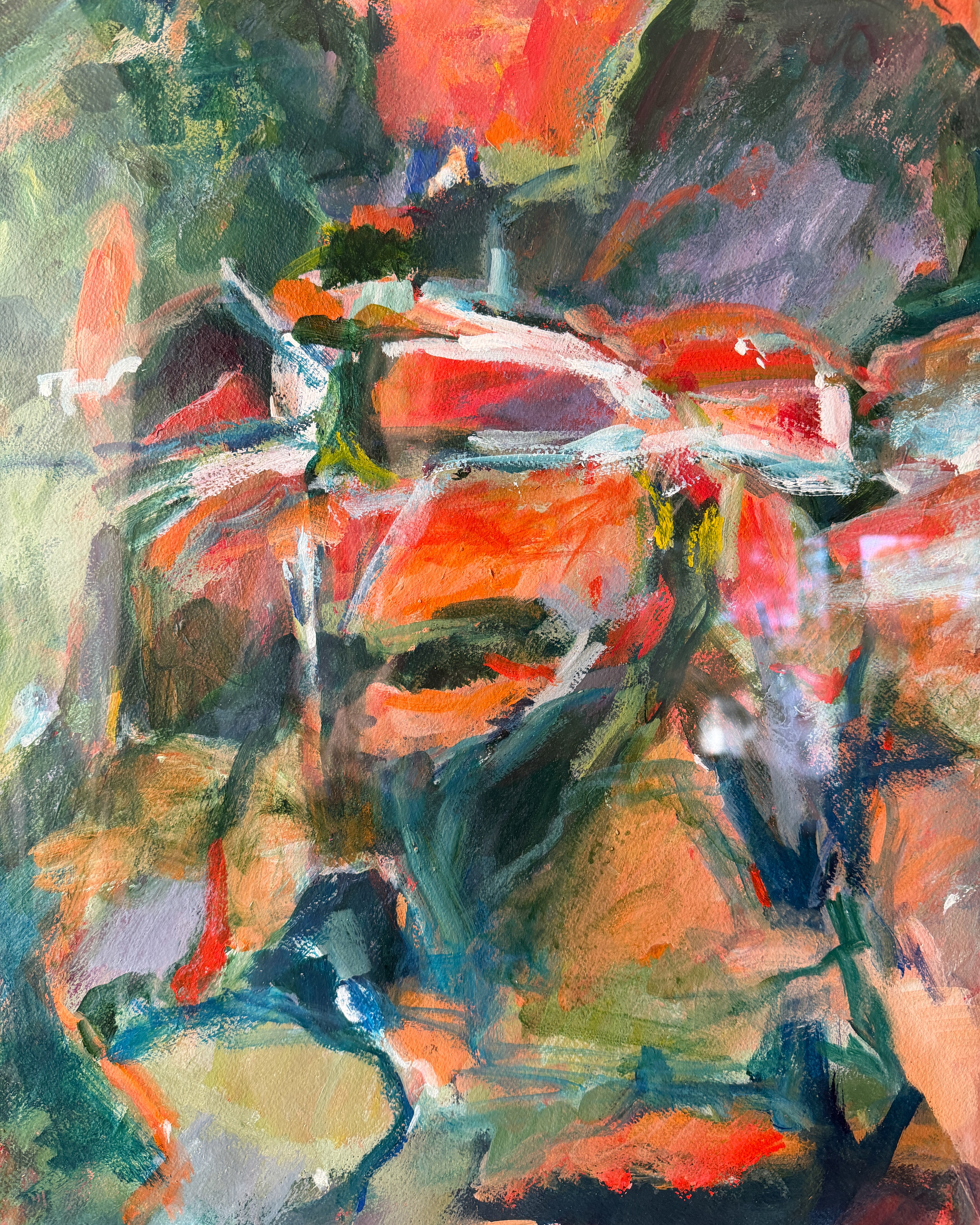 Framed Oil Painting by Norma B. Flanagan #1