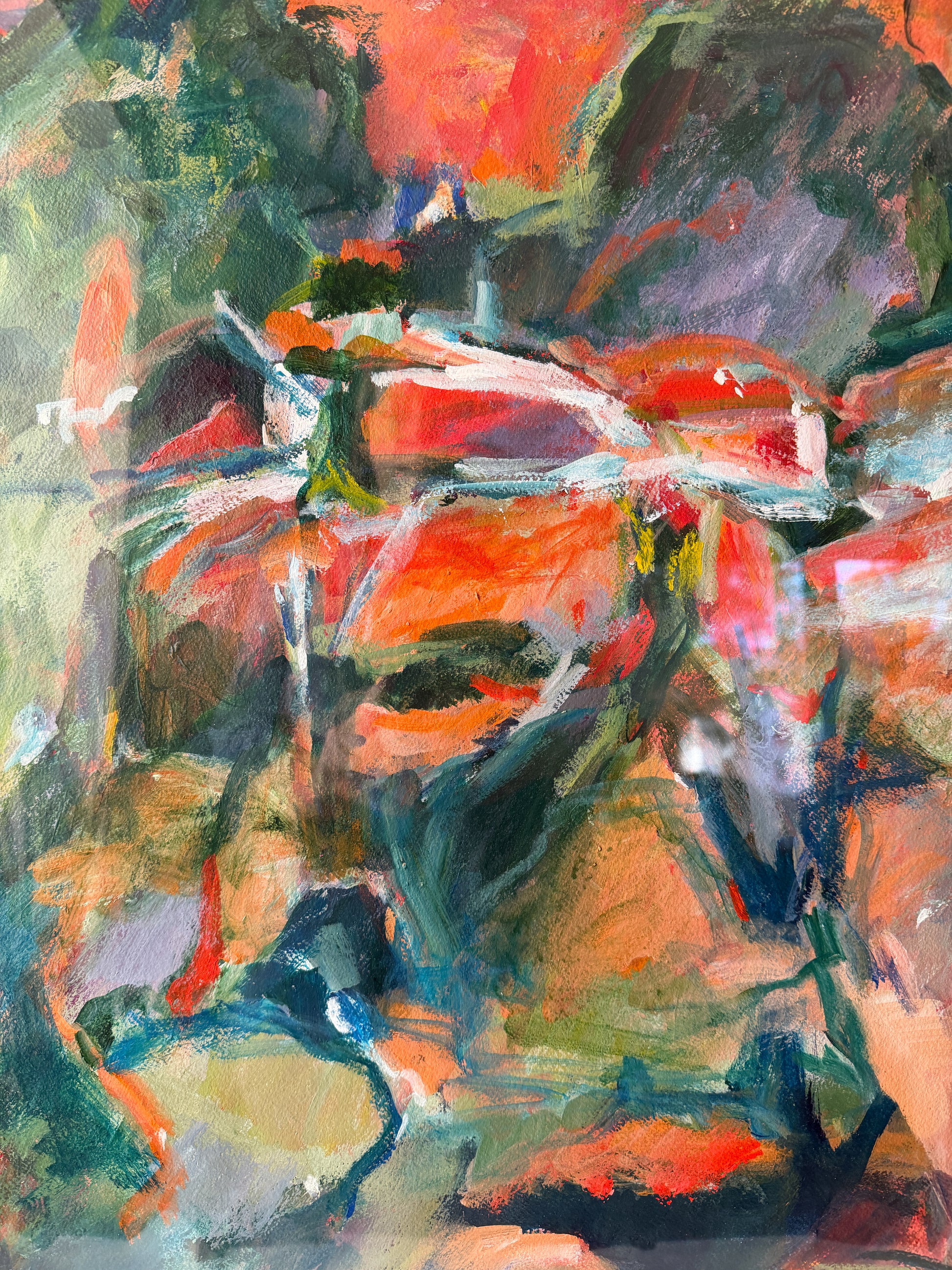 Framed Oil Painting by Norma B. Flanagan #1