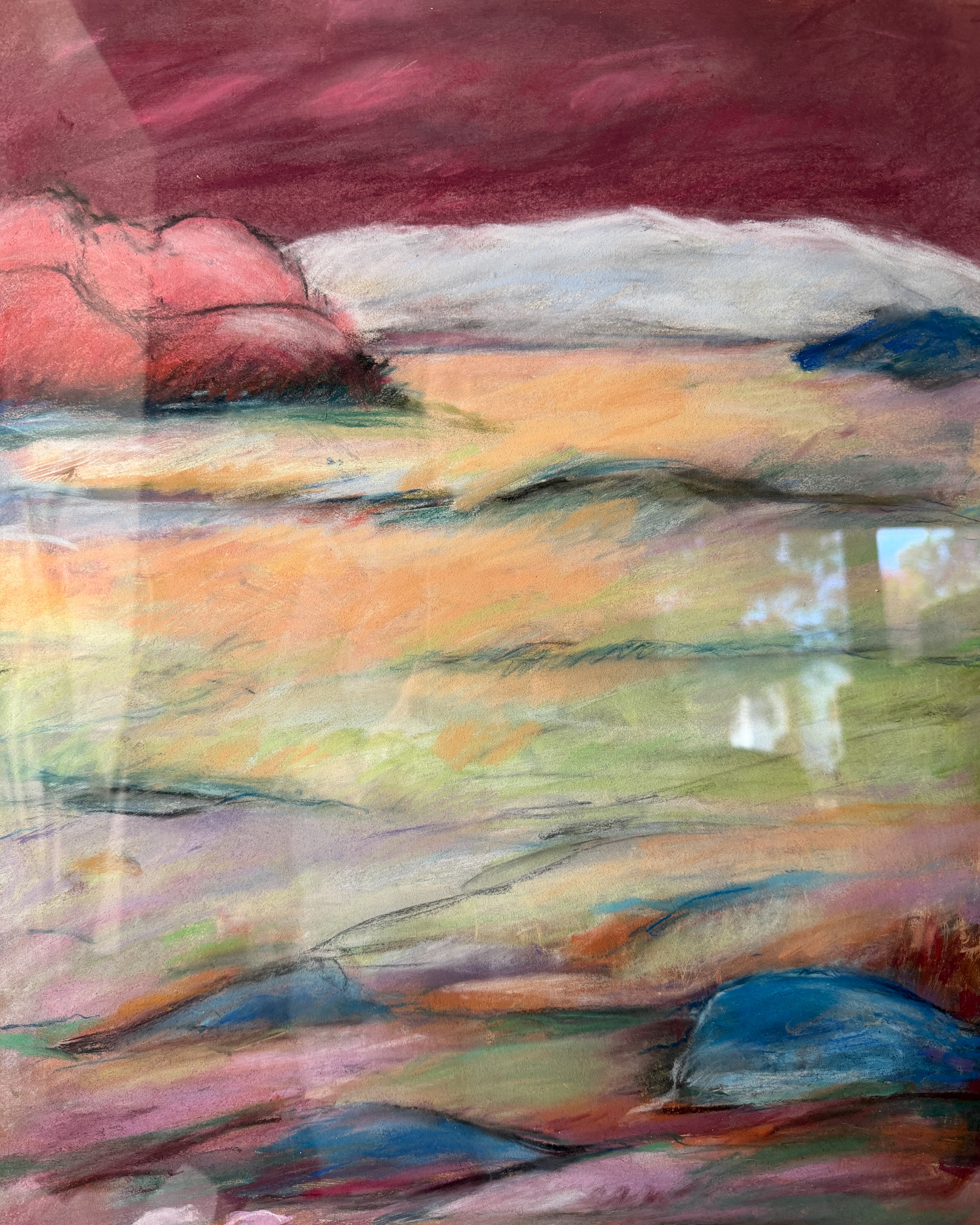 Framed Monoprint by Norma B. Flanagan #2