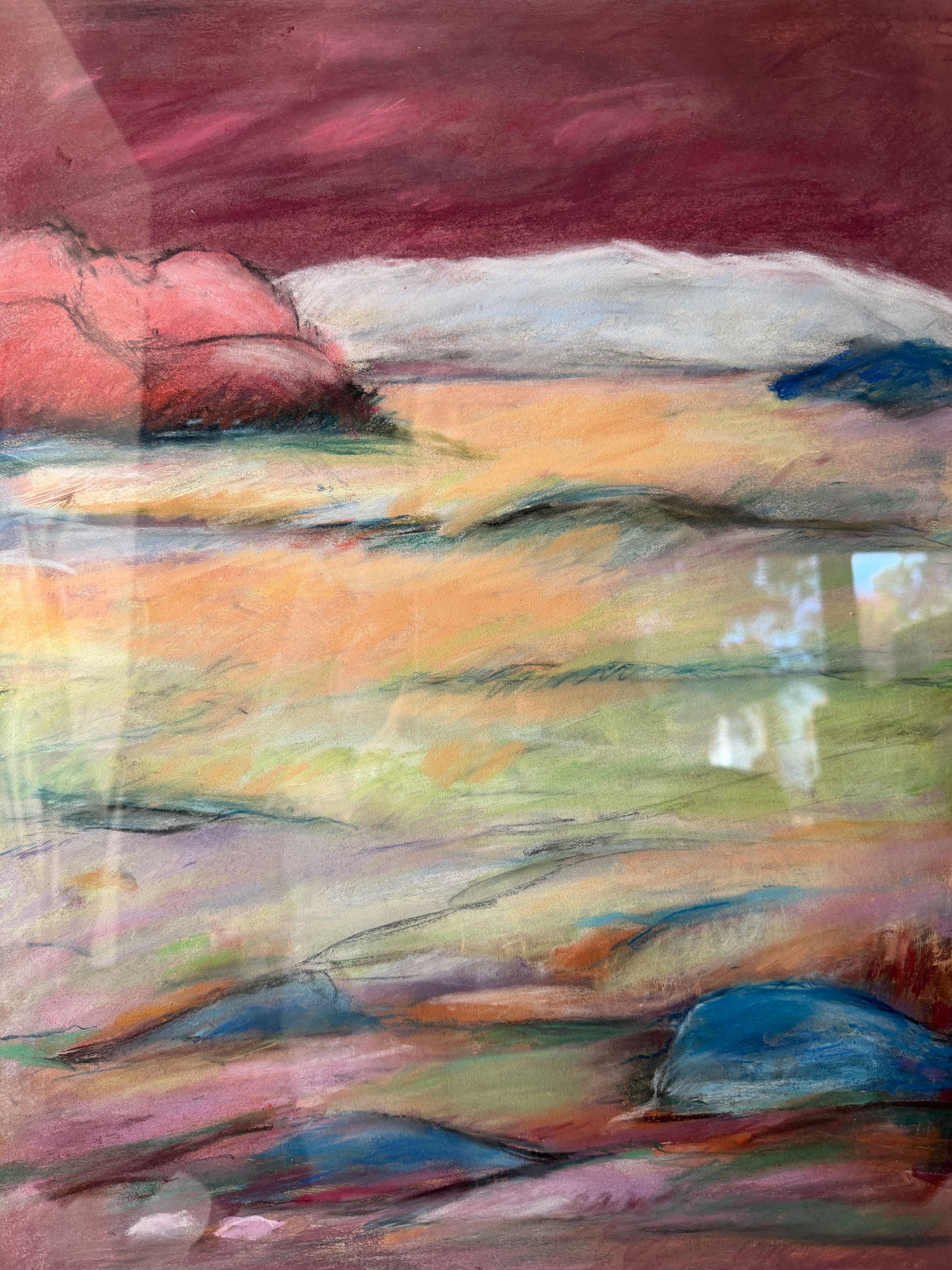 Framed Monoprint by Norma B. Flanagan #2