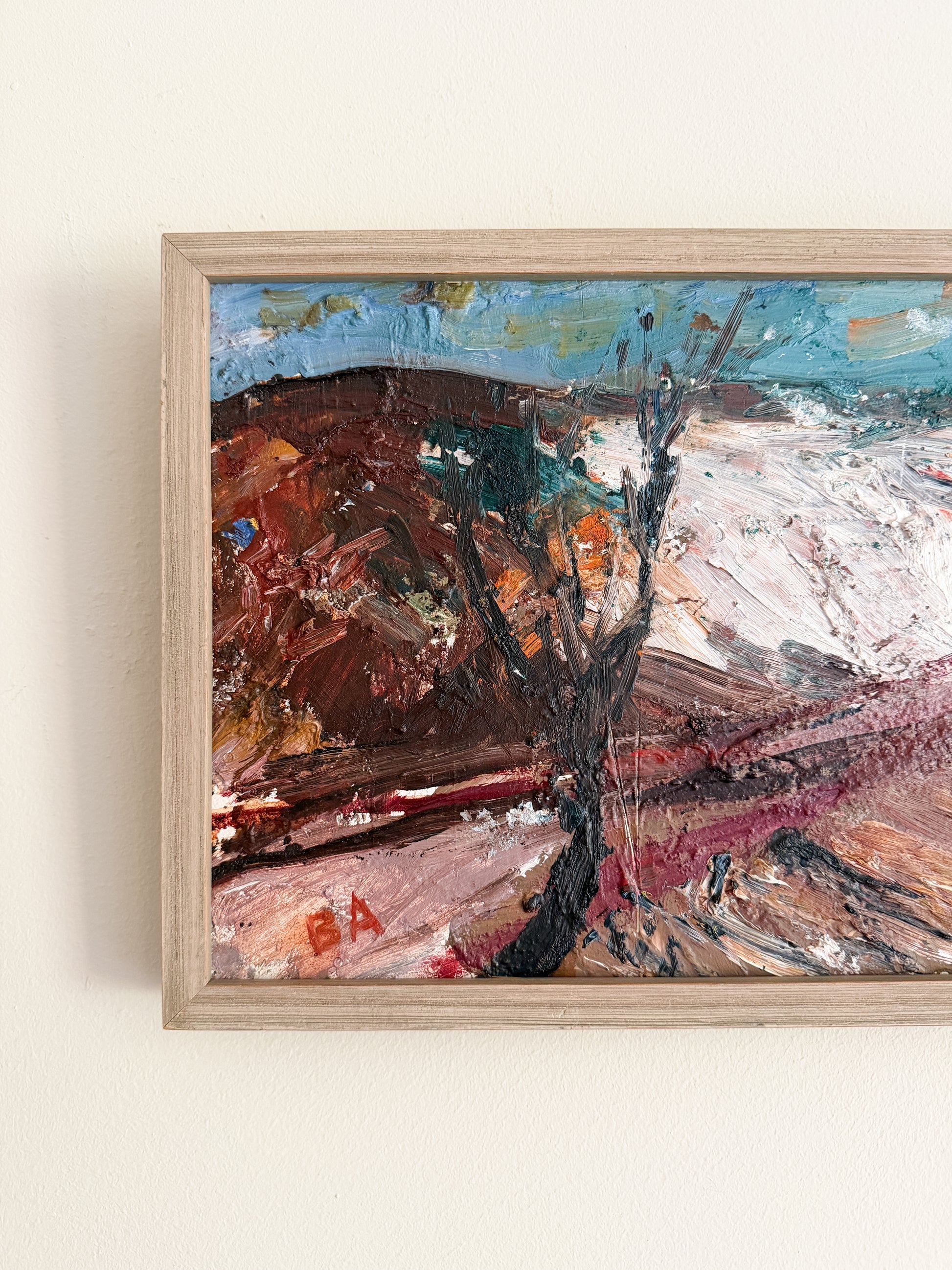 BERTIL ANDERSSON - Landscape - Oil Impasto On Panel, Signed
