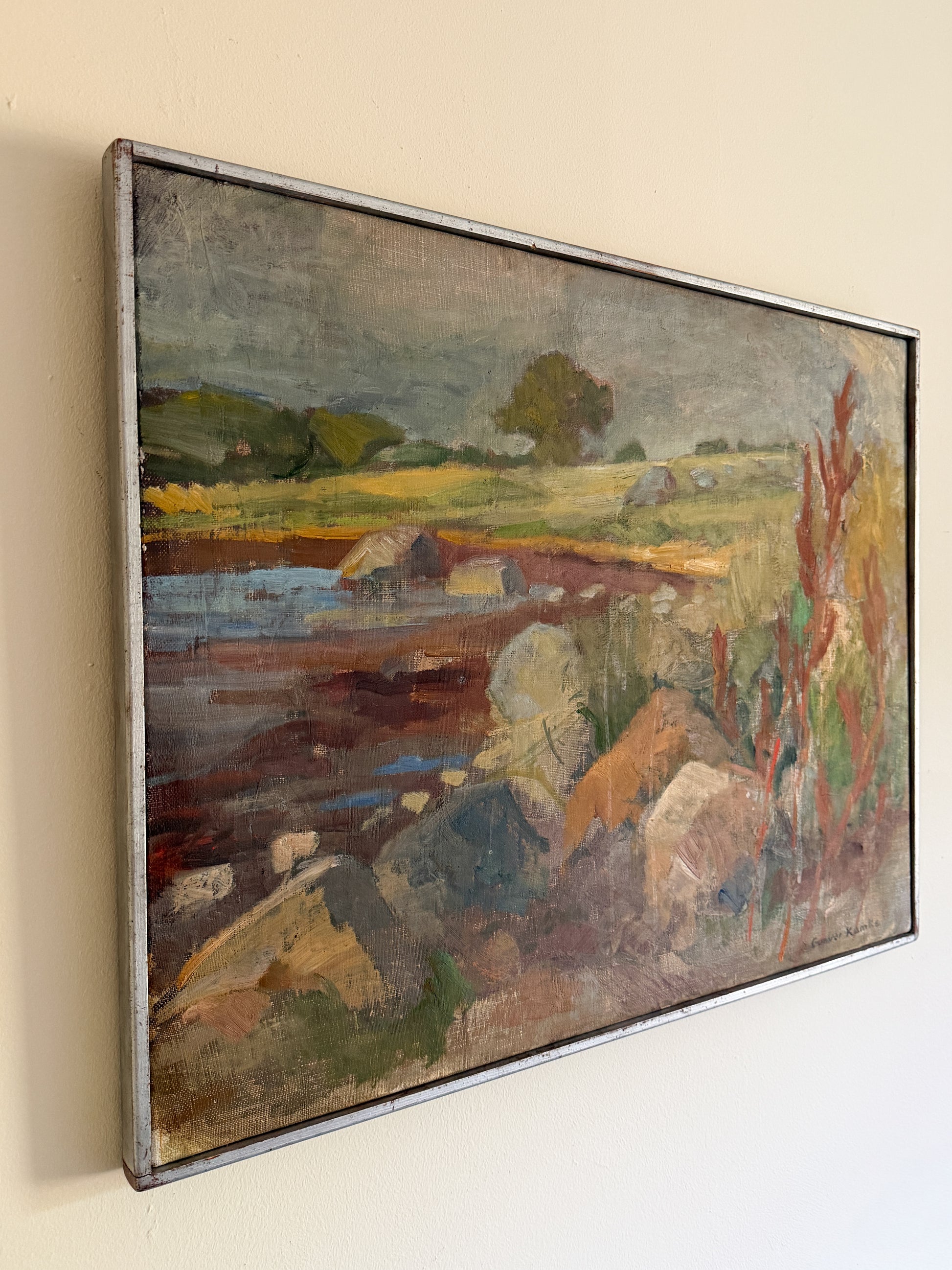 GUNVOR KAMKE - Landscape Oil Painting on Canvas