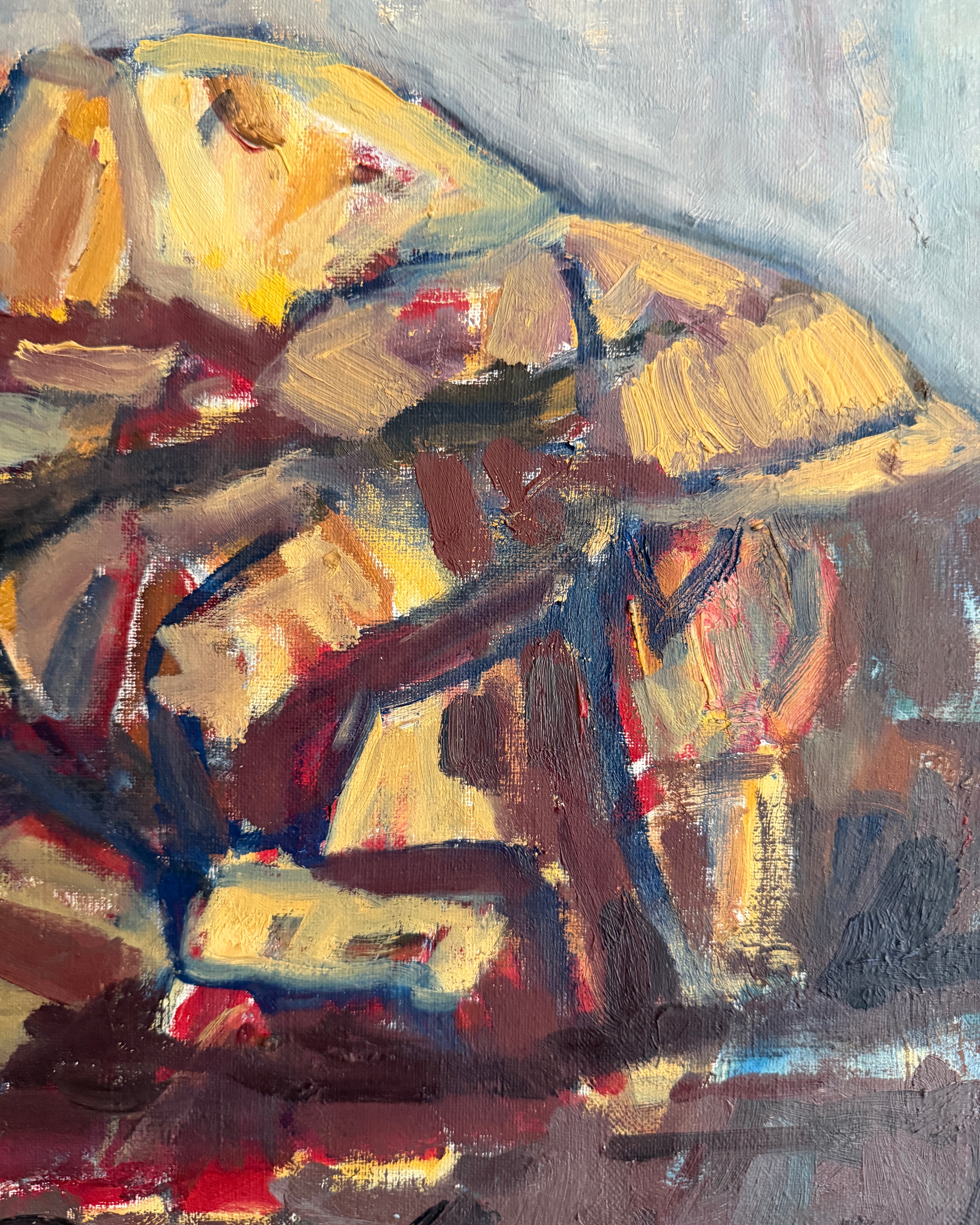 EBBA ÅKERSTRÖM - Mountain Abstract Oil on Canvas