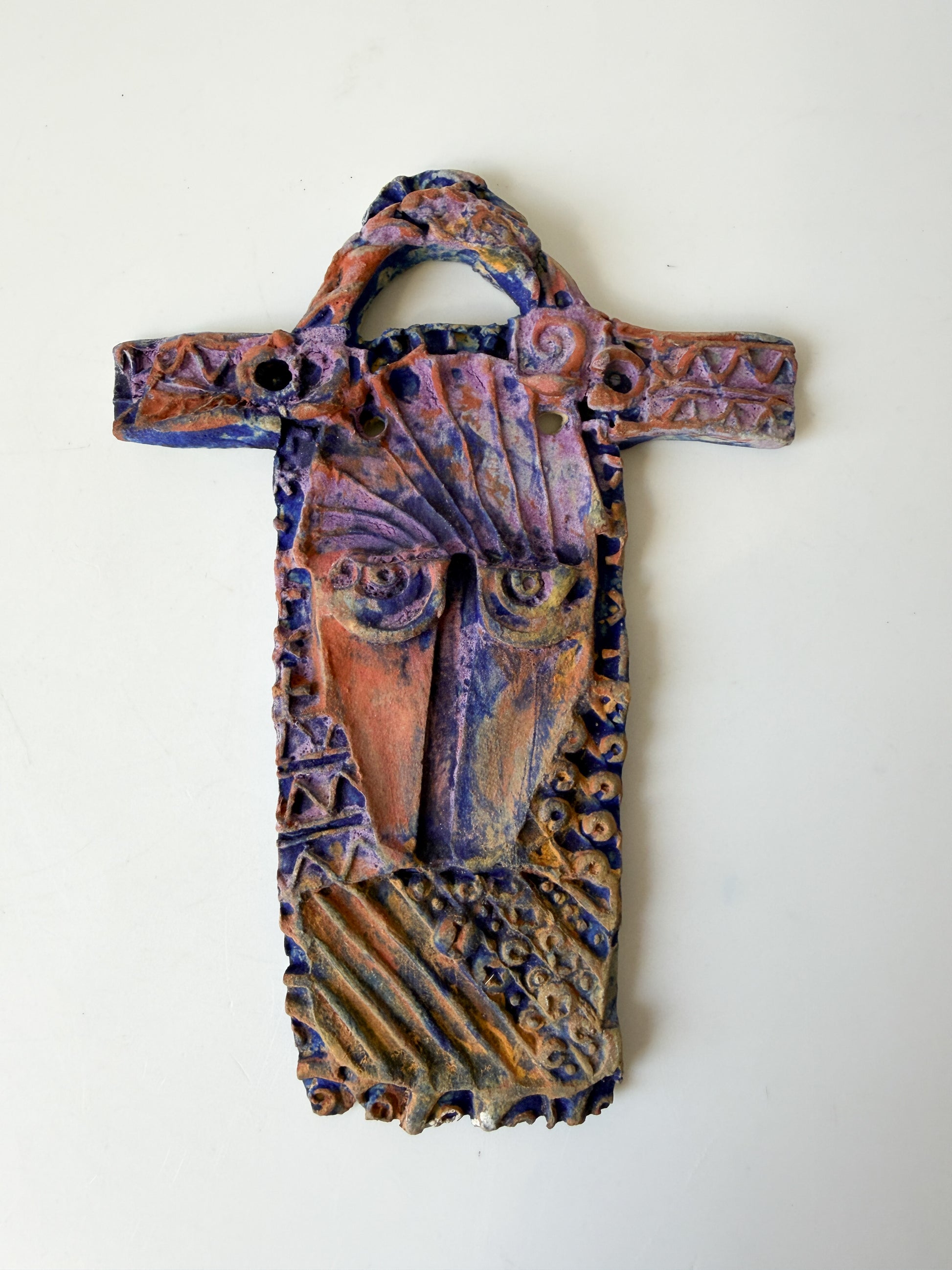 Set of Four (4) Handmade Ceramic Figures