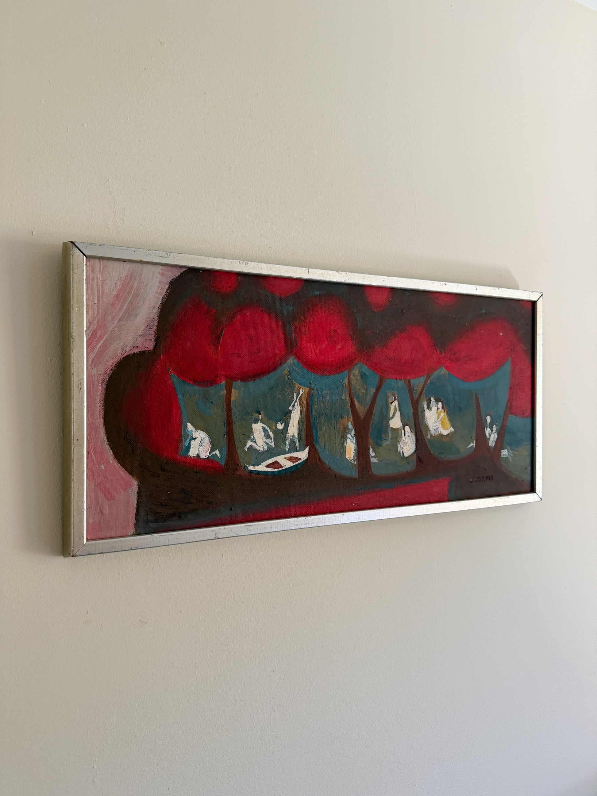 AXEL HENNIX - Under the Trees - Oil Painting