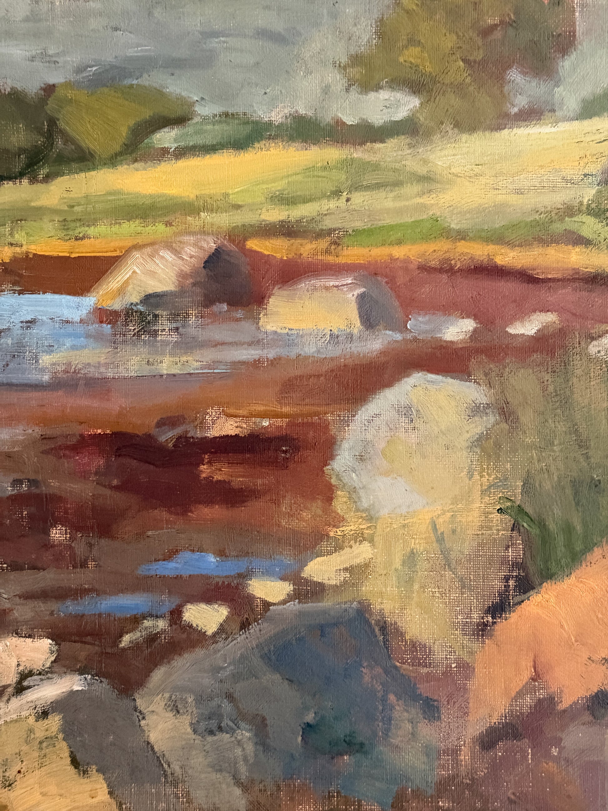 GUNVOR KAMKE - Landscape Oil Painting on Canvas