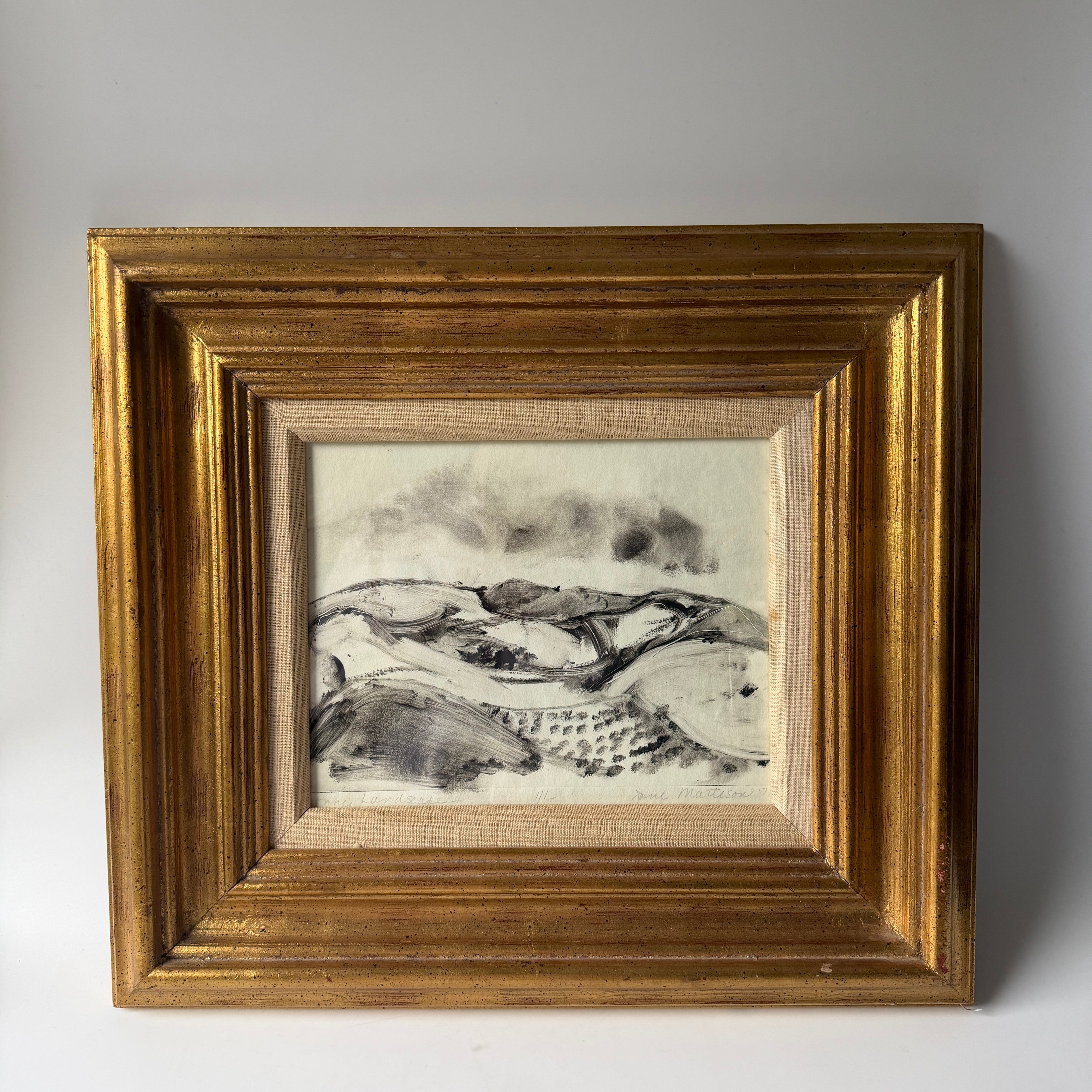 Jane Matteson - Framed Aquatint - Artist Proof 1/1 Signed