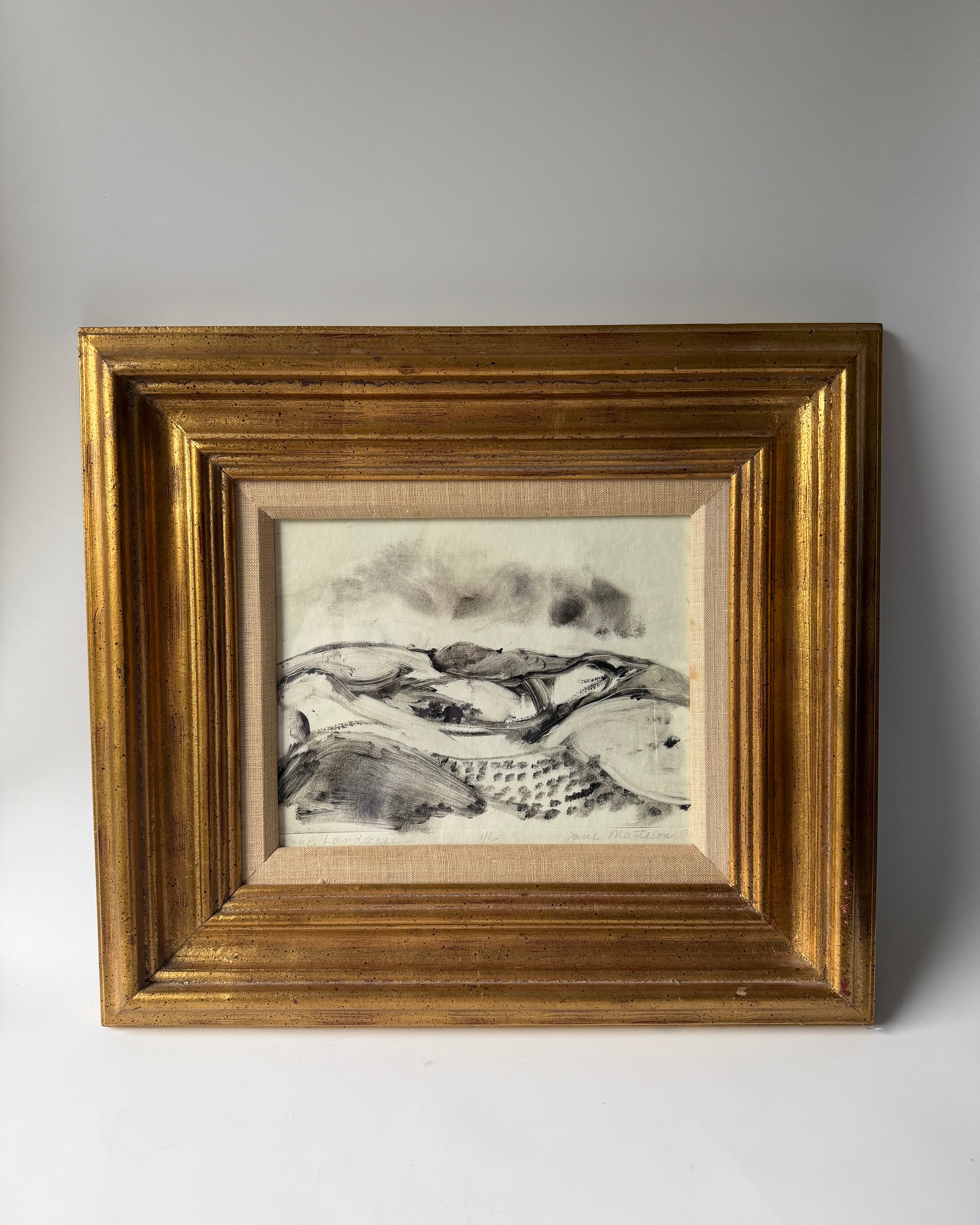 Jane Matteson - Framed Aquatint - Artist Proof 1/1 Signed
