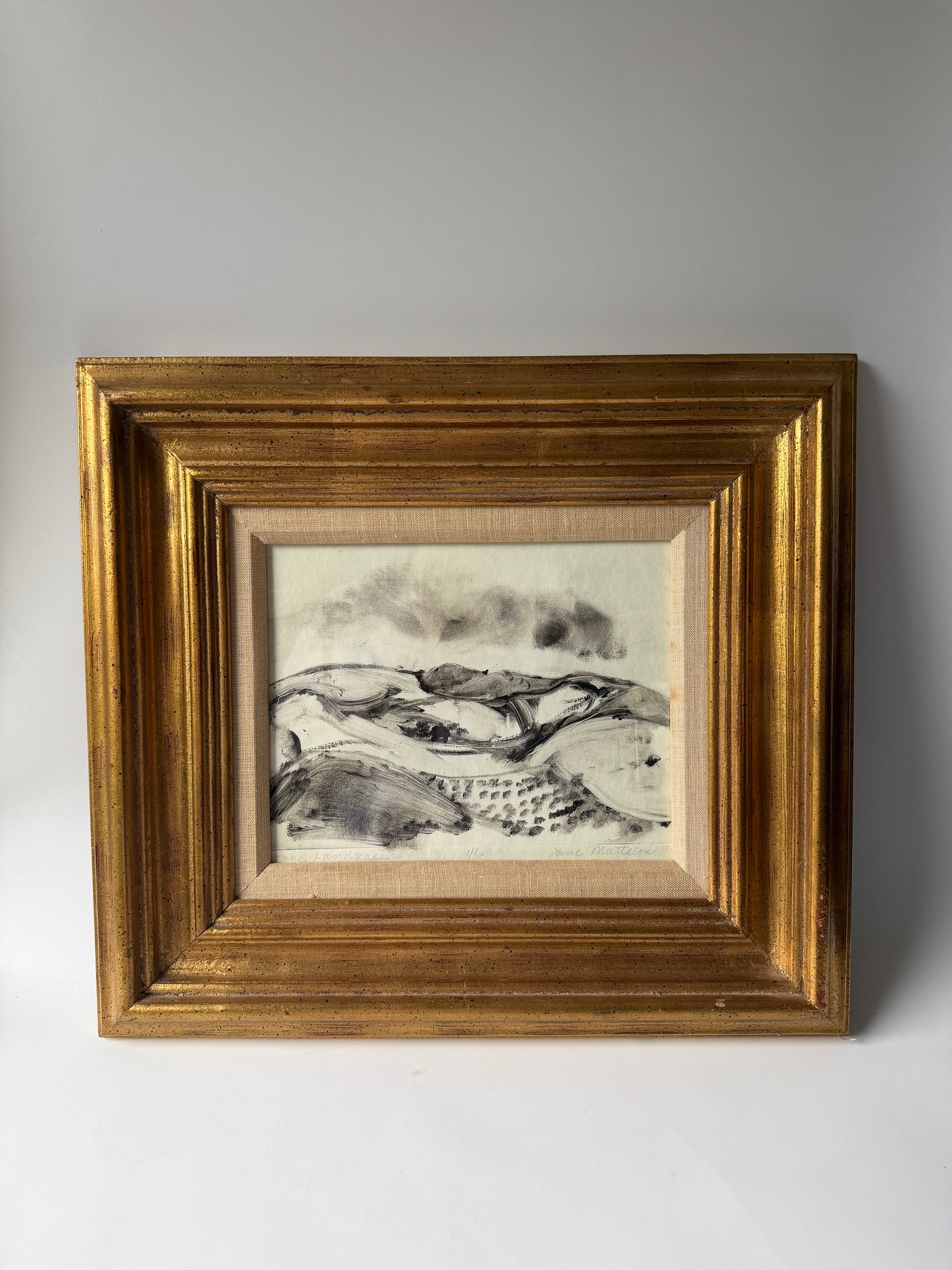 Jane Matteson - Framed Aquatint - Artist Proof 1/1 Signed