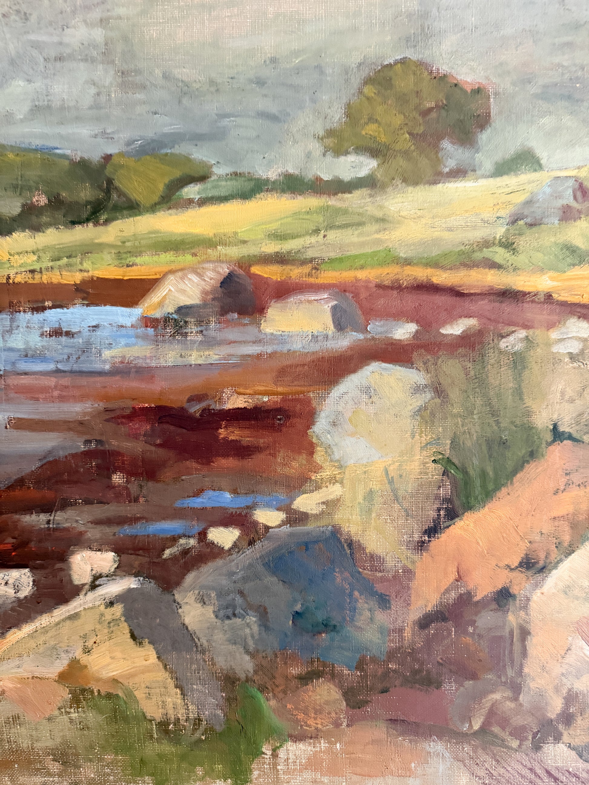 GUNVOR KAMKE - Landscape Oil Painting on Canvas