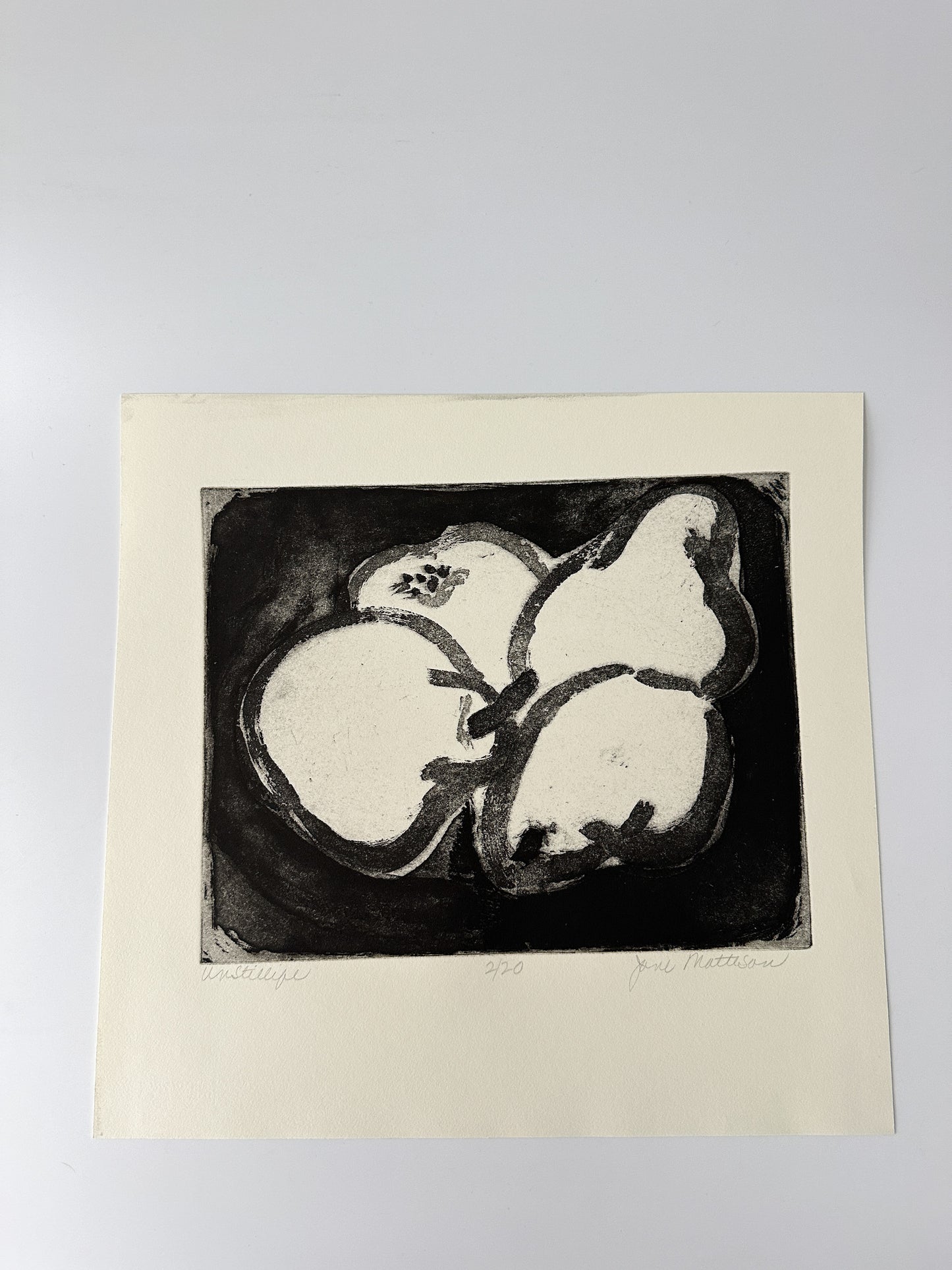 "UNSTILLIFE" Lithograph by the Late Artist Jane Matteson