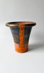 Danko Terracotta Flower Pot with Orange Glaze