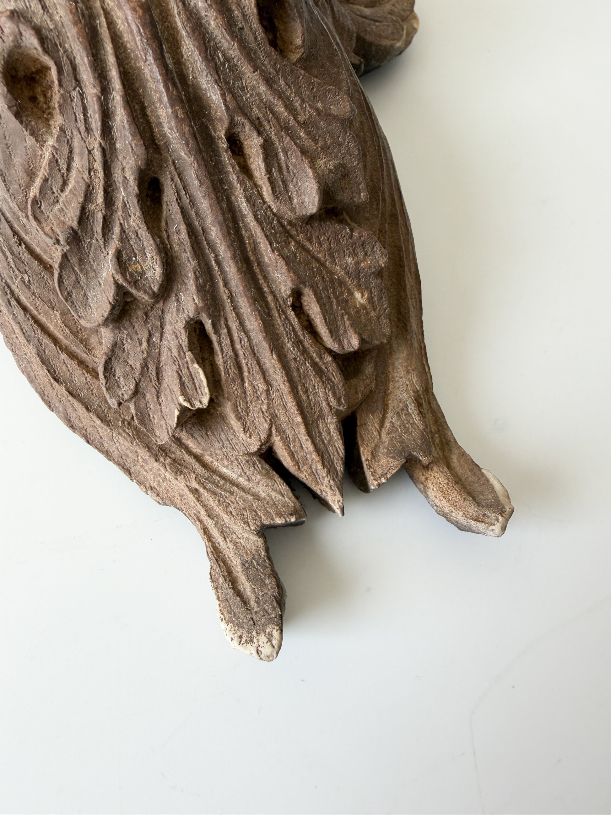 19th Century Antique Gothic Revival Style Decorative Cherub Angel