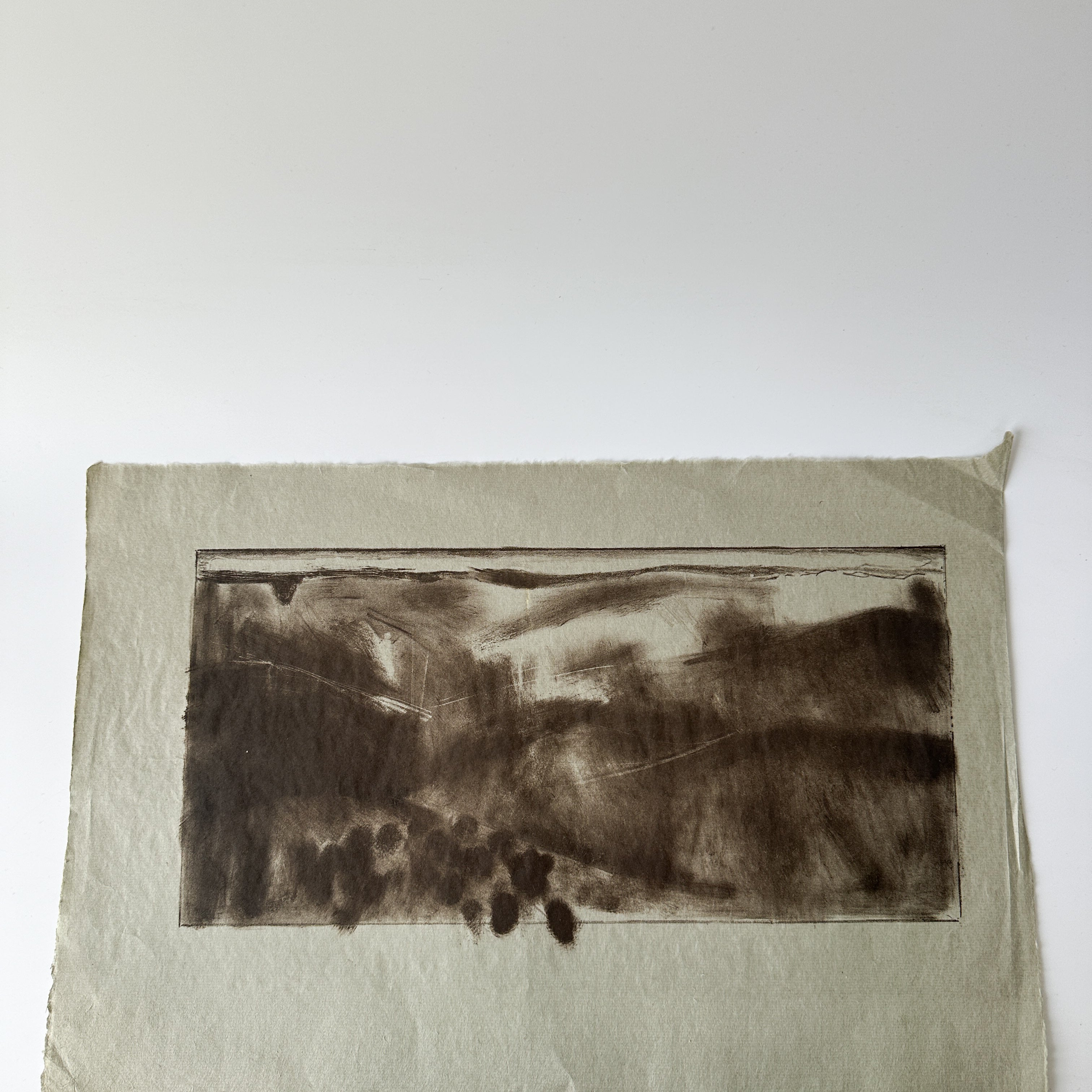 “SOFT LANDSCAPE: SANTA FE” Lithograph by Late Artist Jane Matteson