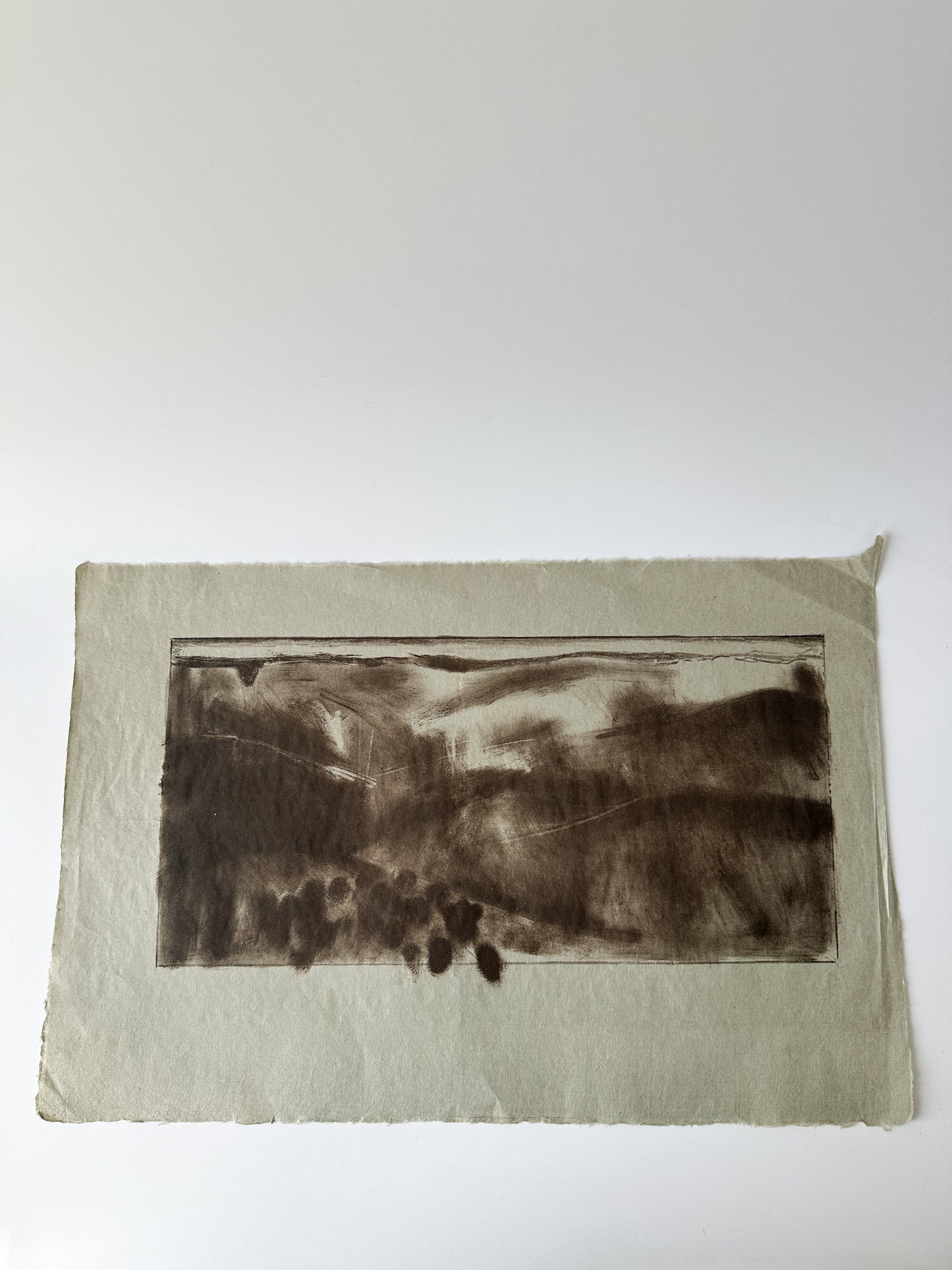 “SOFT LANDSCAPE: SANTA FE” Lithograph by Late Artist Jane Matteson