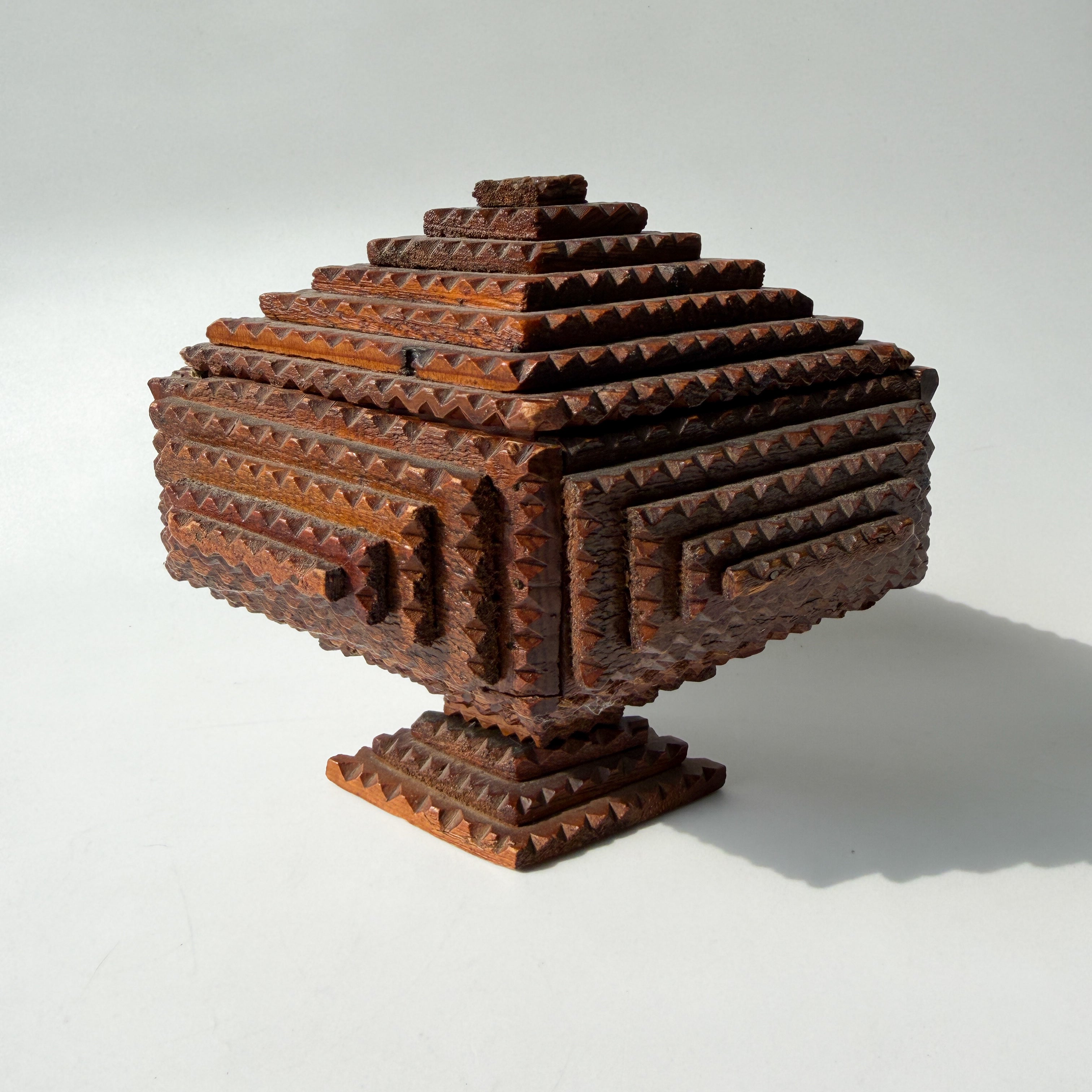 Small Diamond Tramp Art Box