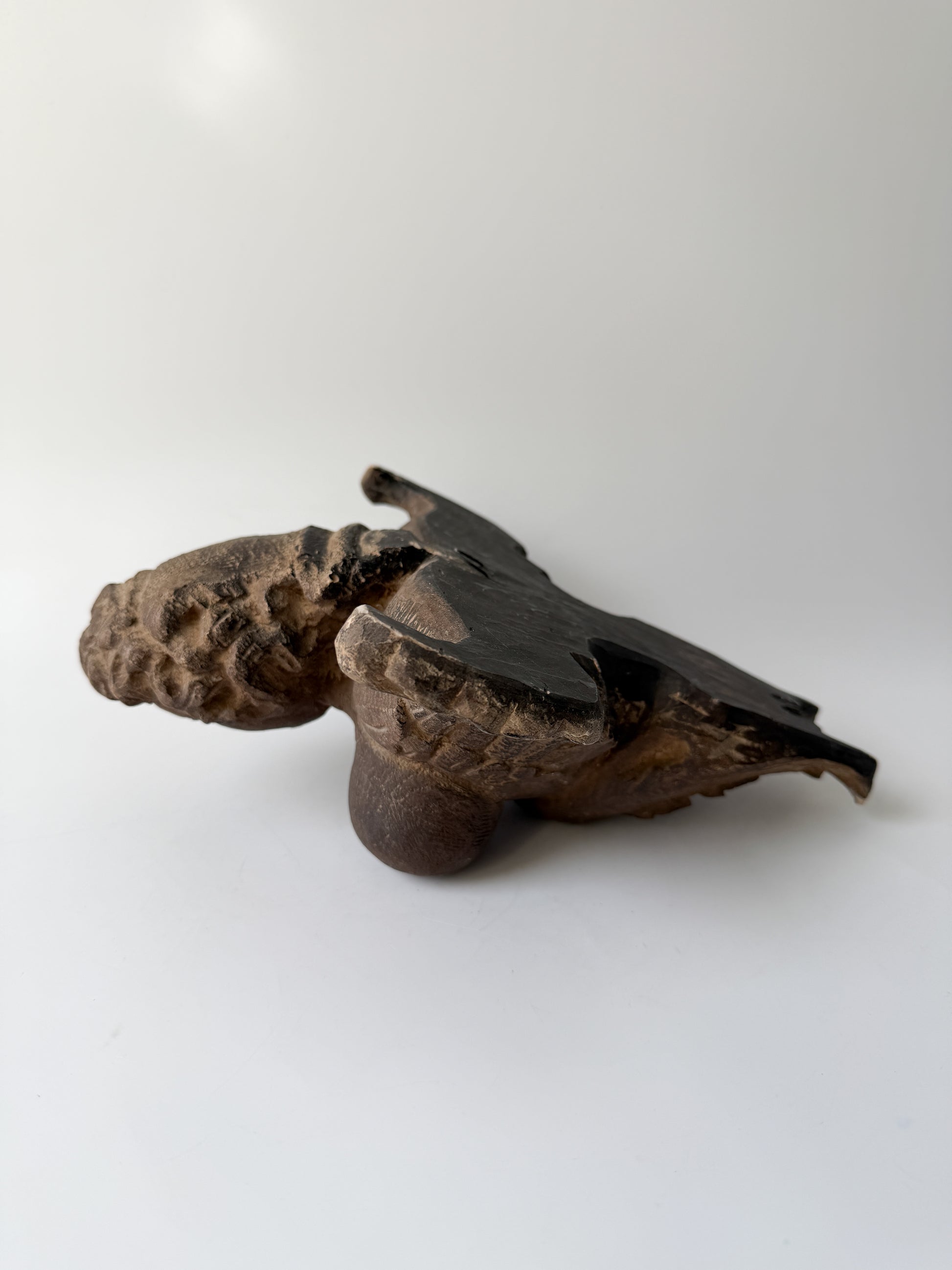 19th Century Antique Gothic Revival Style Decorative Cherub Angel