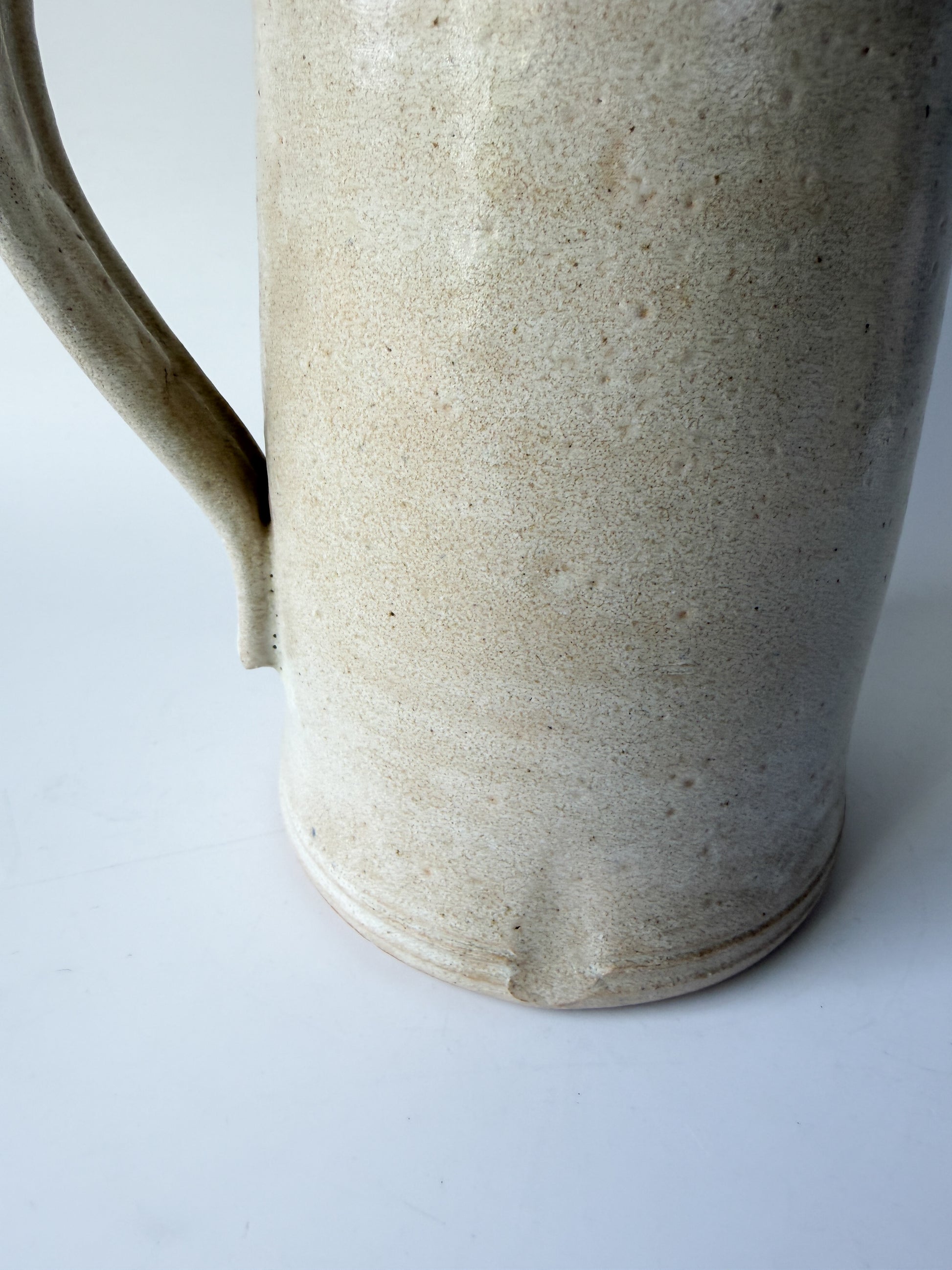 Tall Handmade Pottery Pitcher
