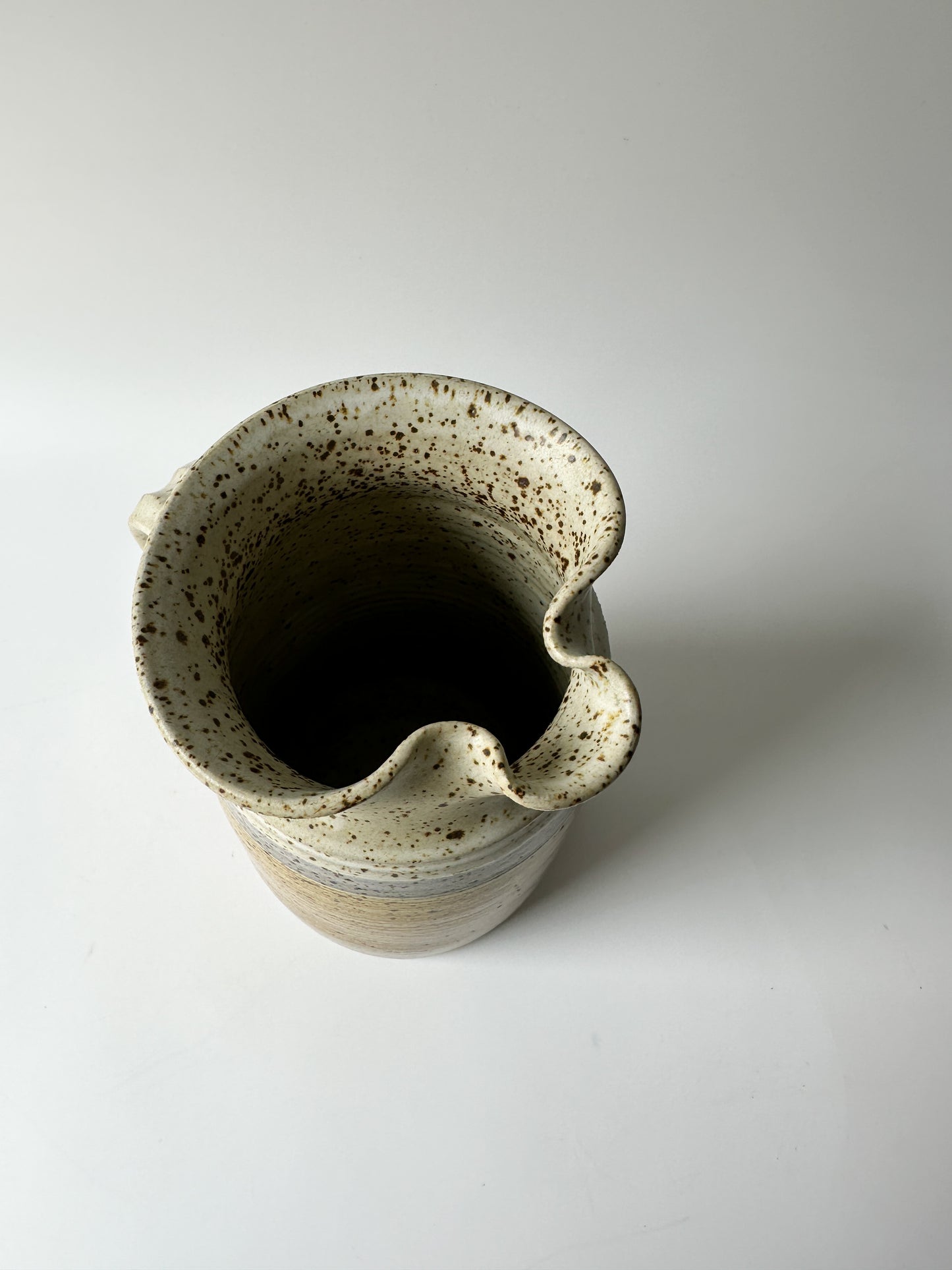 Artist Pottery Pitcher - Stamped