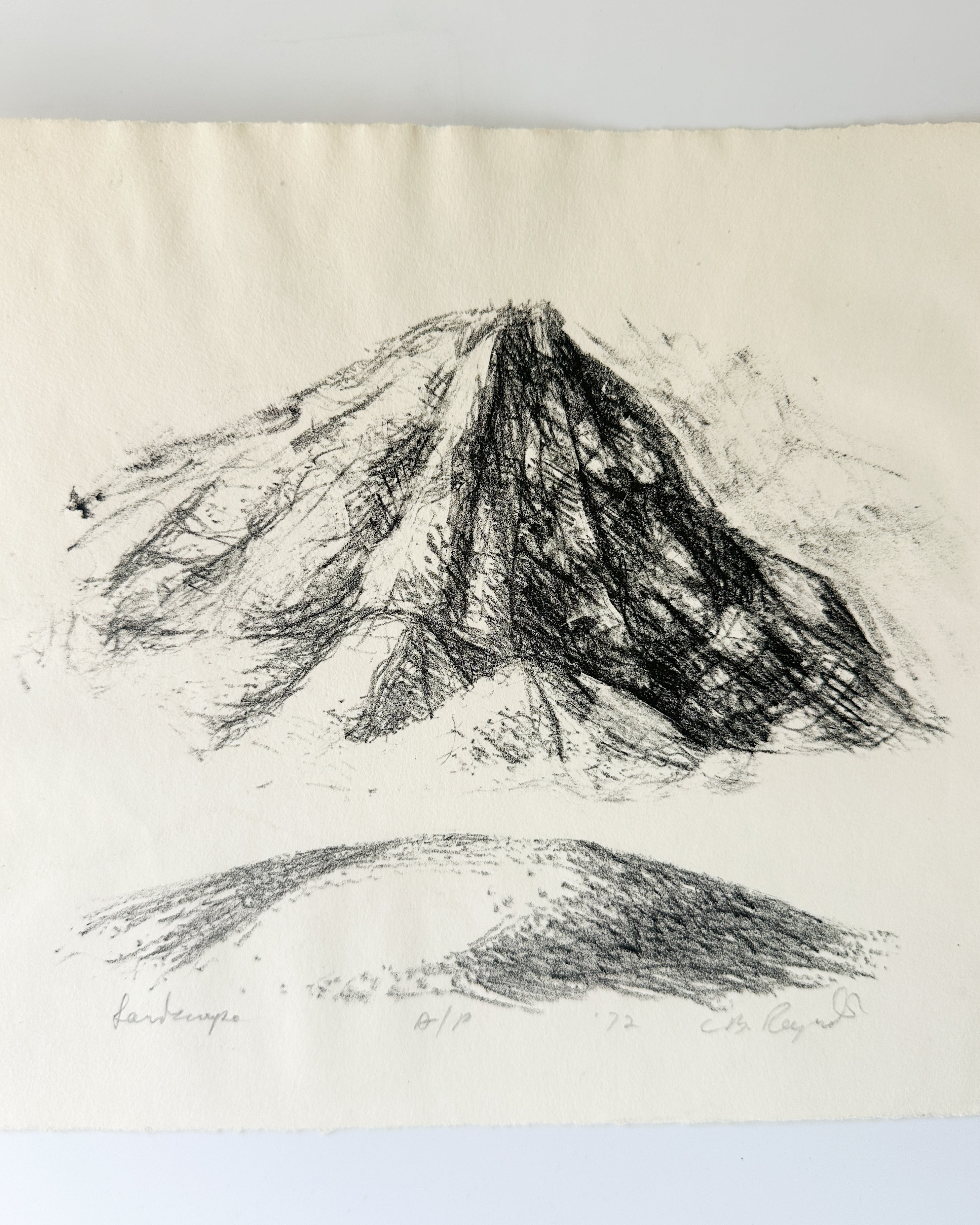 “LANDSCAPE” Limited Edition Etching by C.B. Reynolds (Artist Proof)(10“W x 8”H)