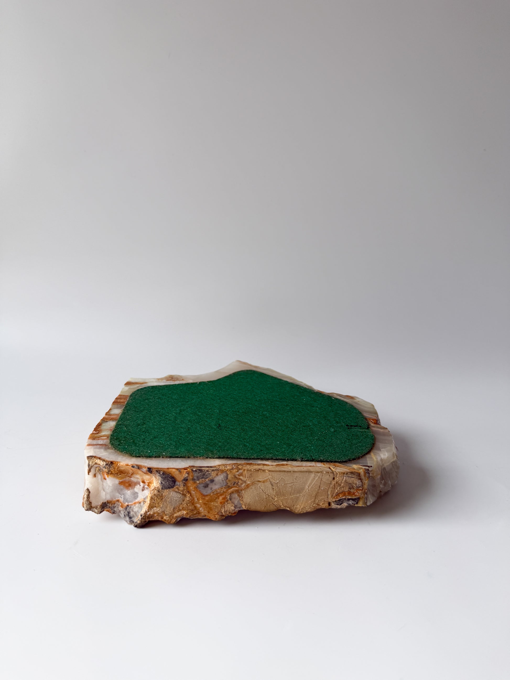 Vintage Onyx Ashtray Catchall