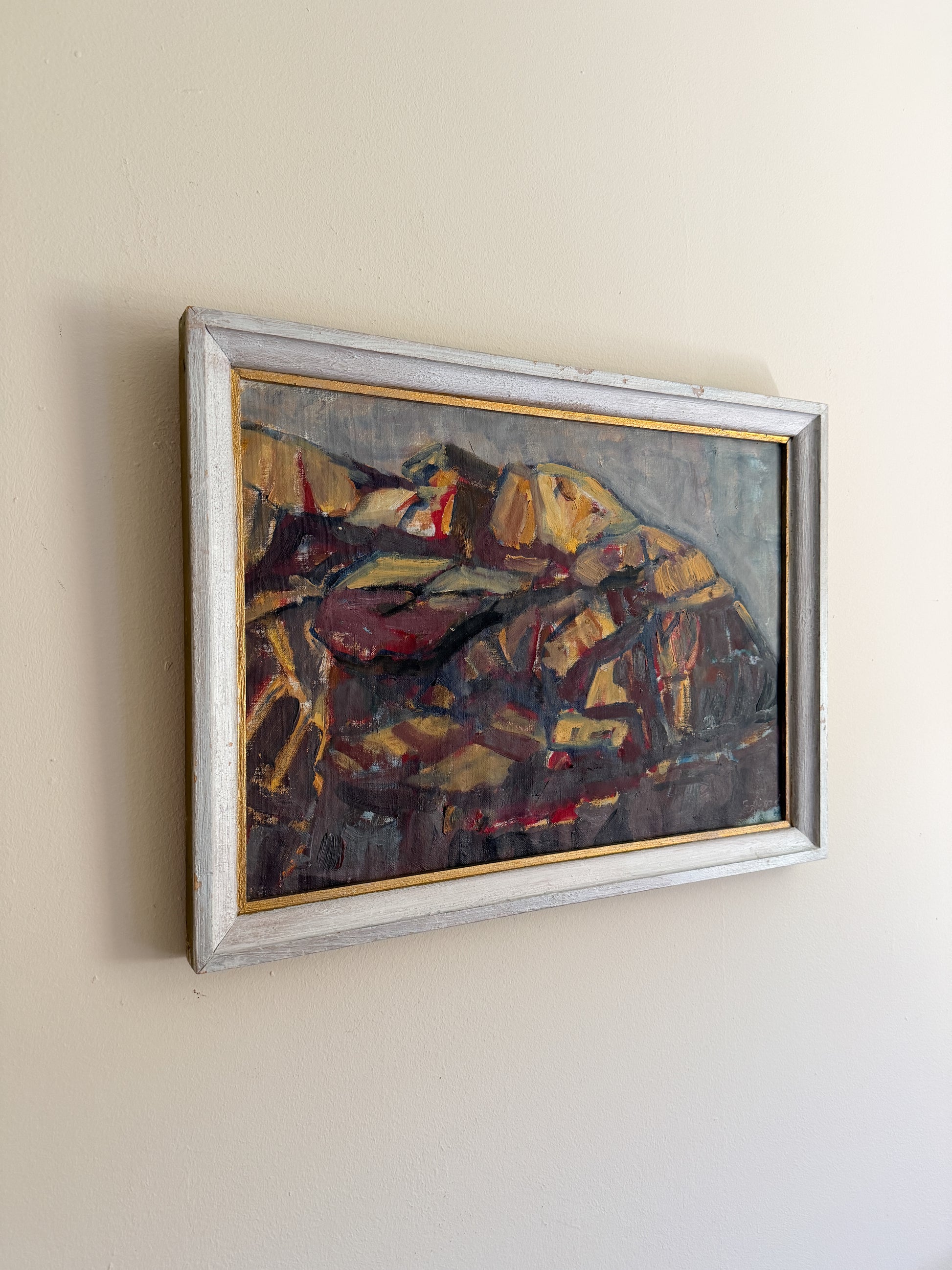 EBBA ÅKERSTRÖM - Mountain Abstract Oil on Canvas