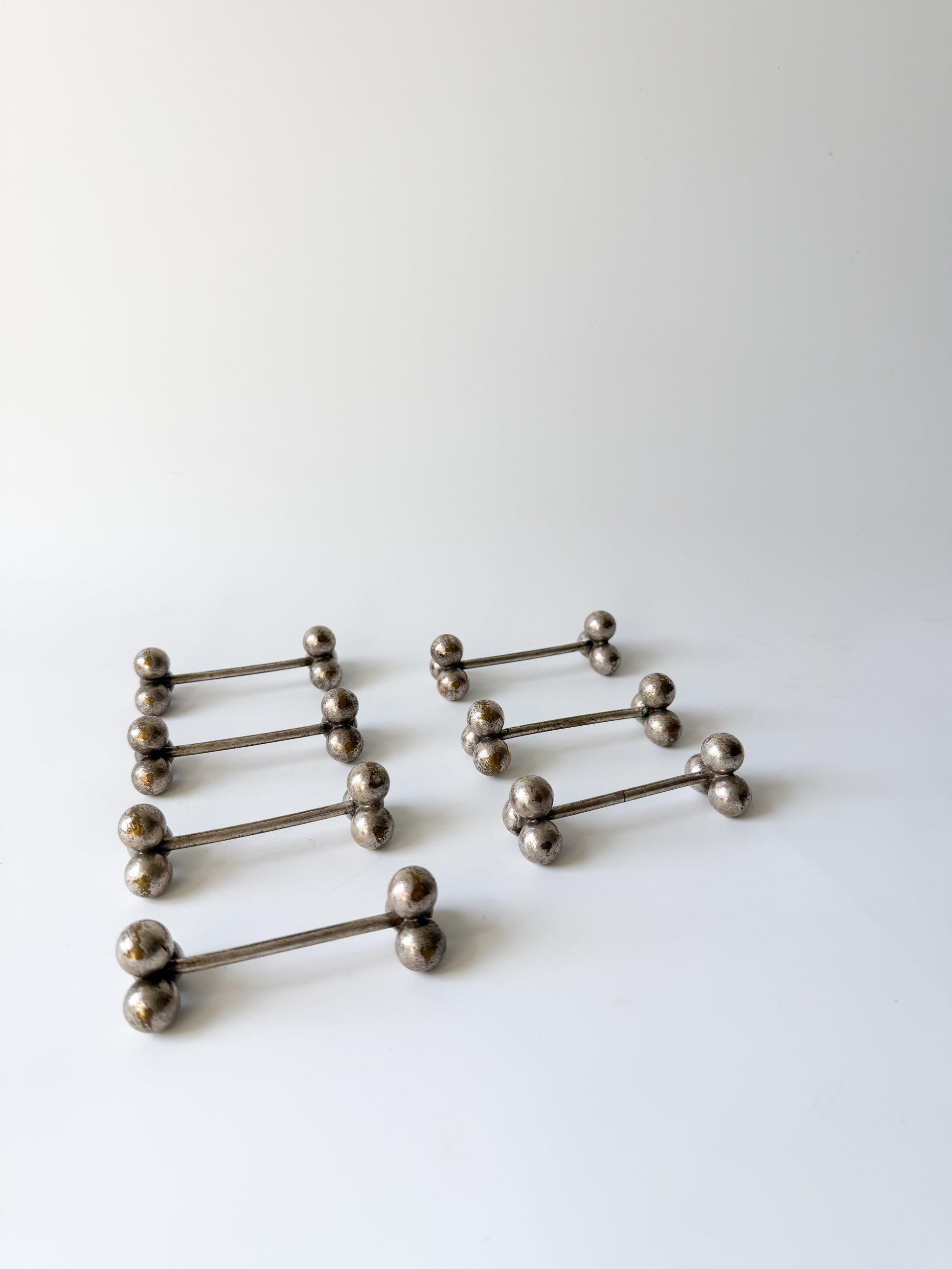 Set of Vintage Silver Plate Knife Rests from France