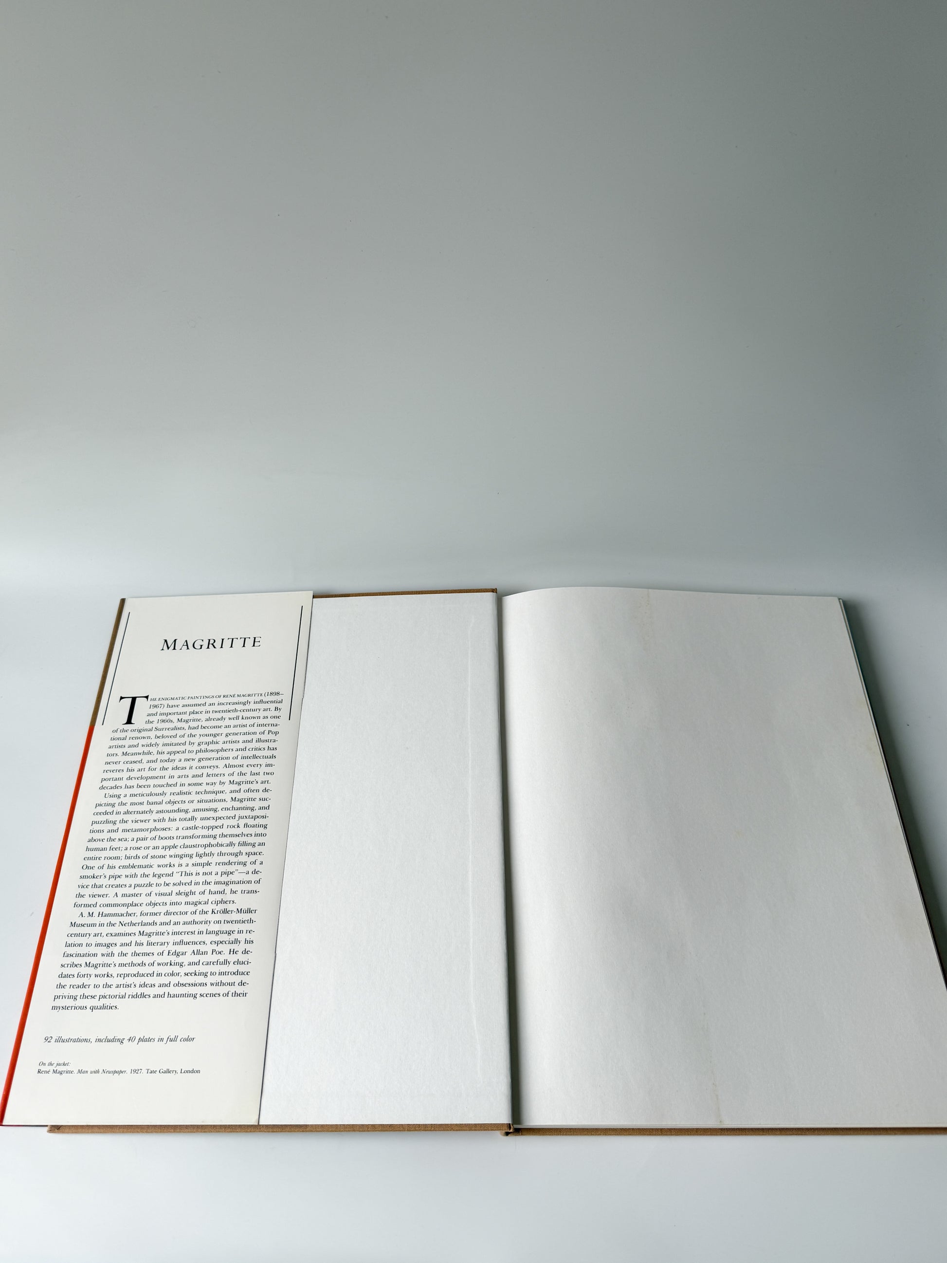 Book: Magritte (Rene Magritte) by A.M. Hammacher