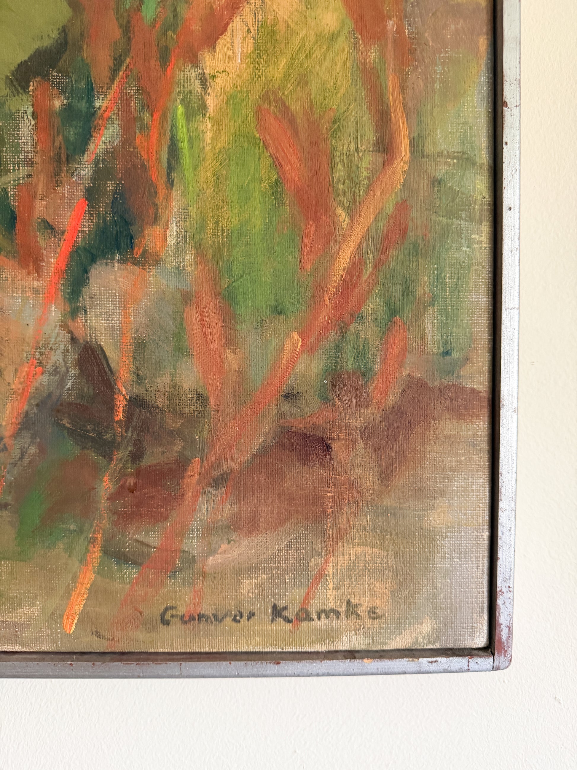GUNVOR KAMKE - Landscape Oil Painting on Canvas