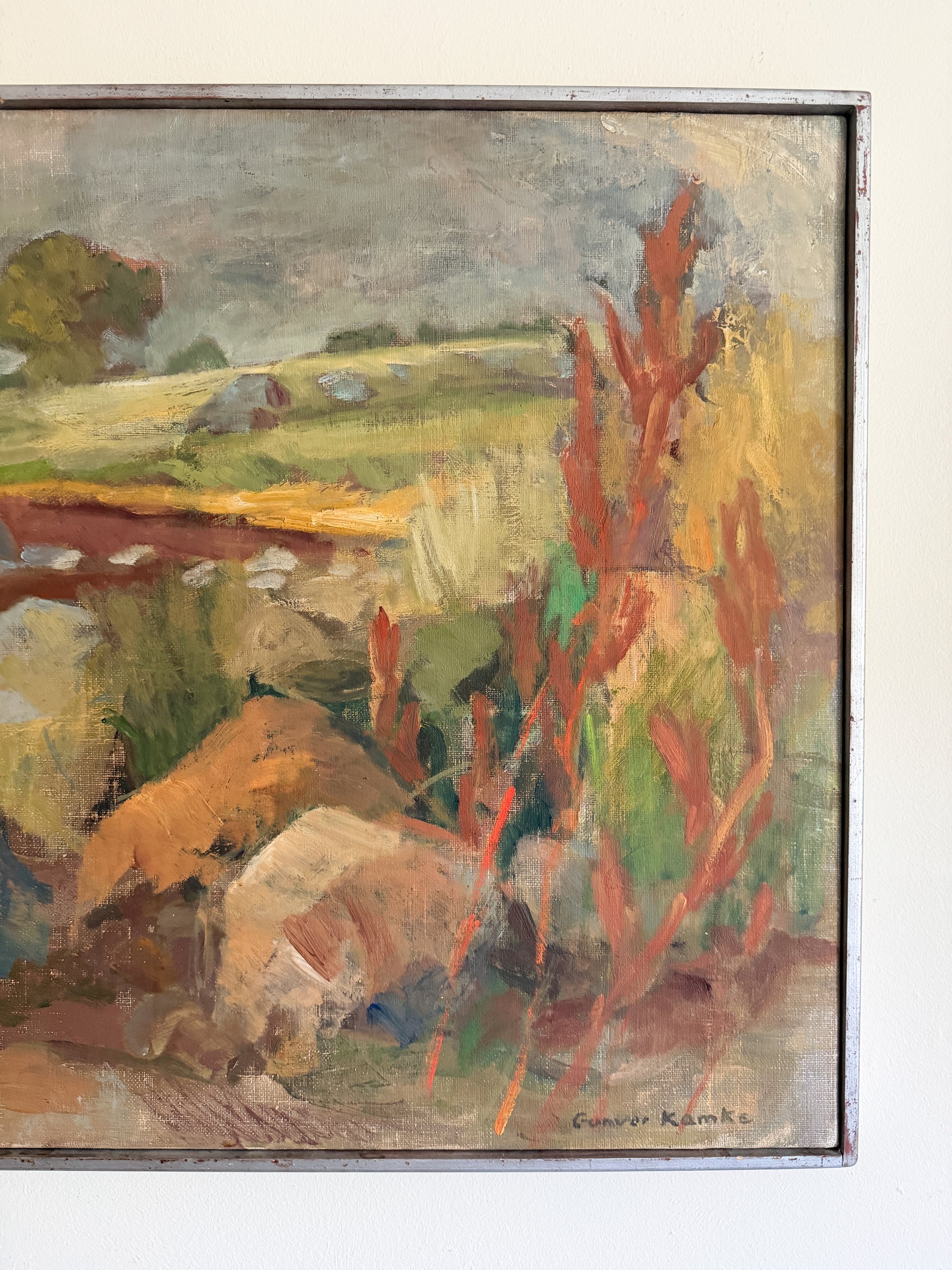 GUNVOR KAMKE - Landscape Oil Painting on Canvas