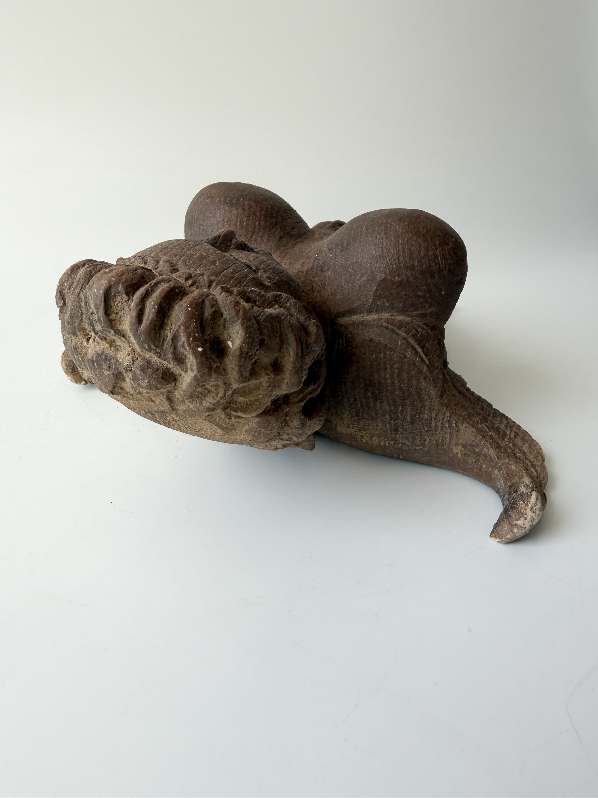 19th Century Antique Gothic Revival Style Decorative Cherub Angel