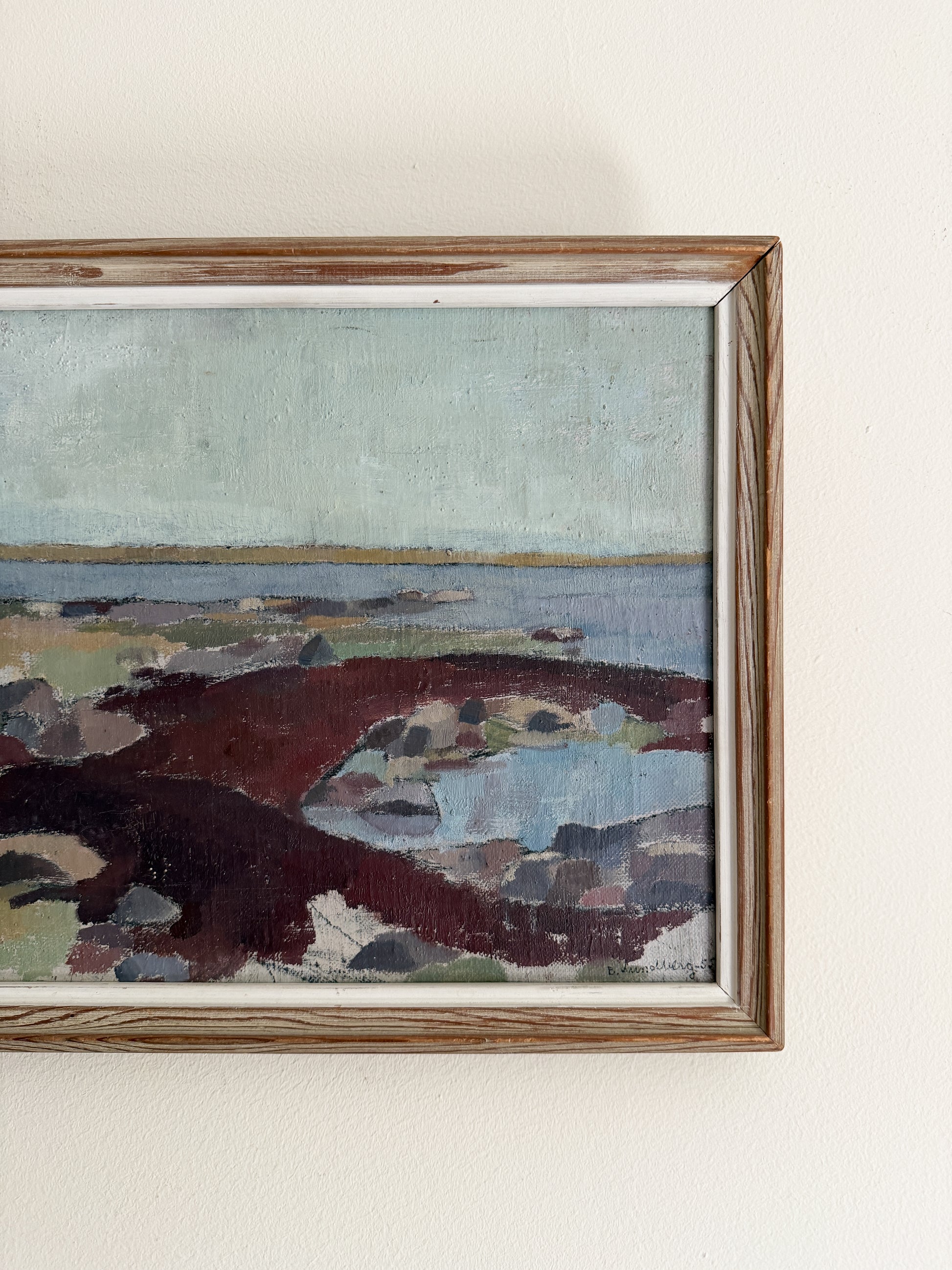 BERTIL LUNDBERG - Vintage Oil Painting on Canvas