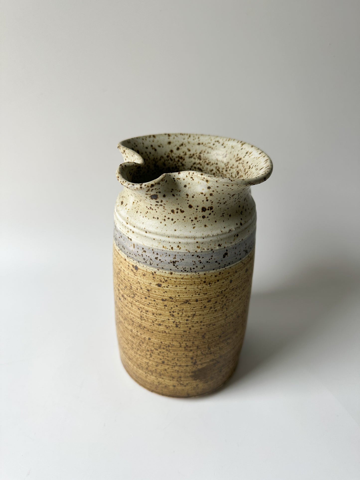 Artist Pottery Pitcher - Stamped