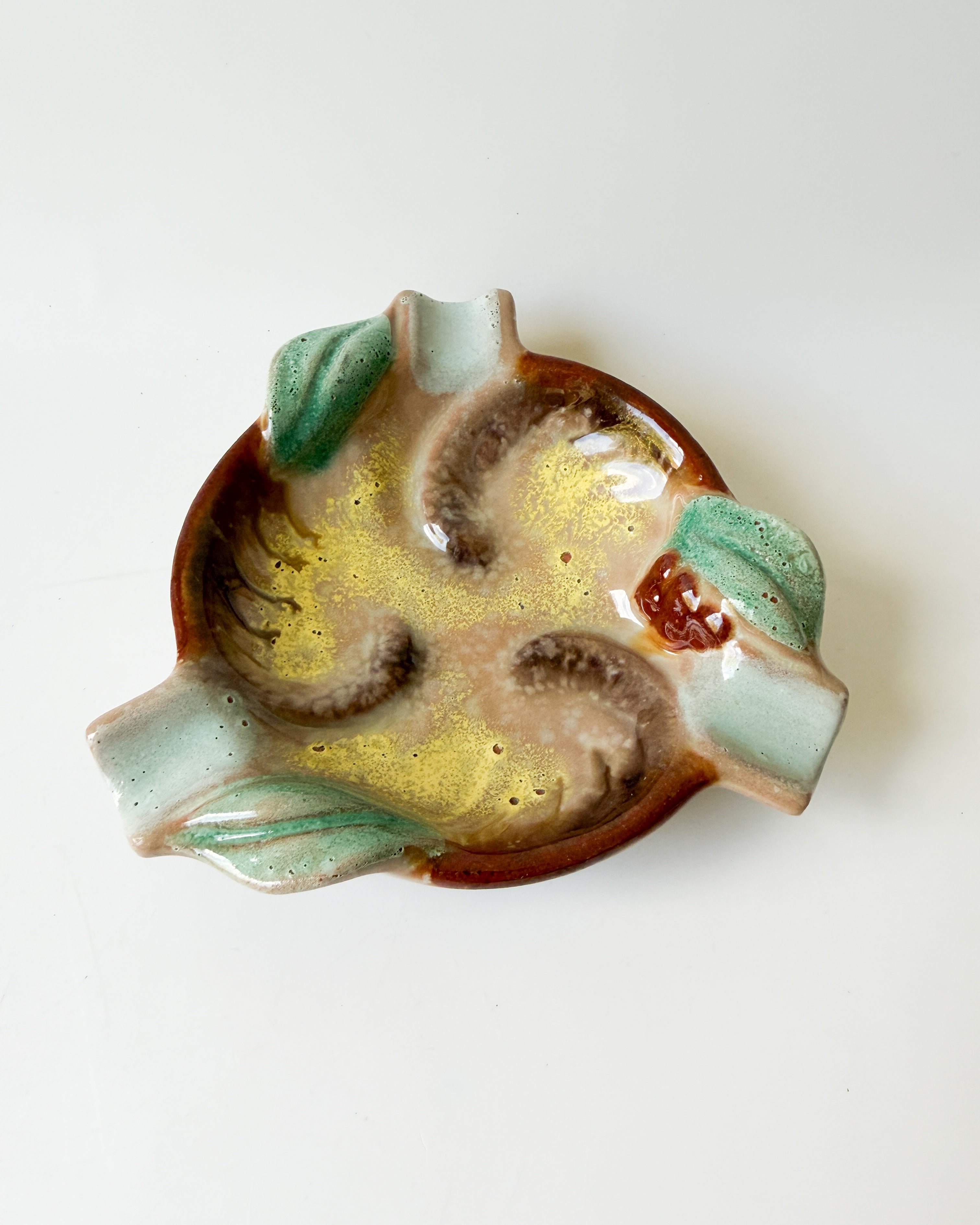 Vintage Ceramic Fruit Ashtray